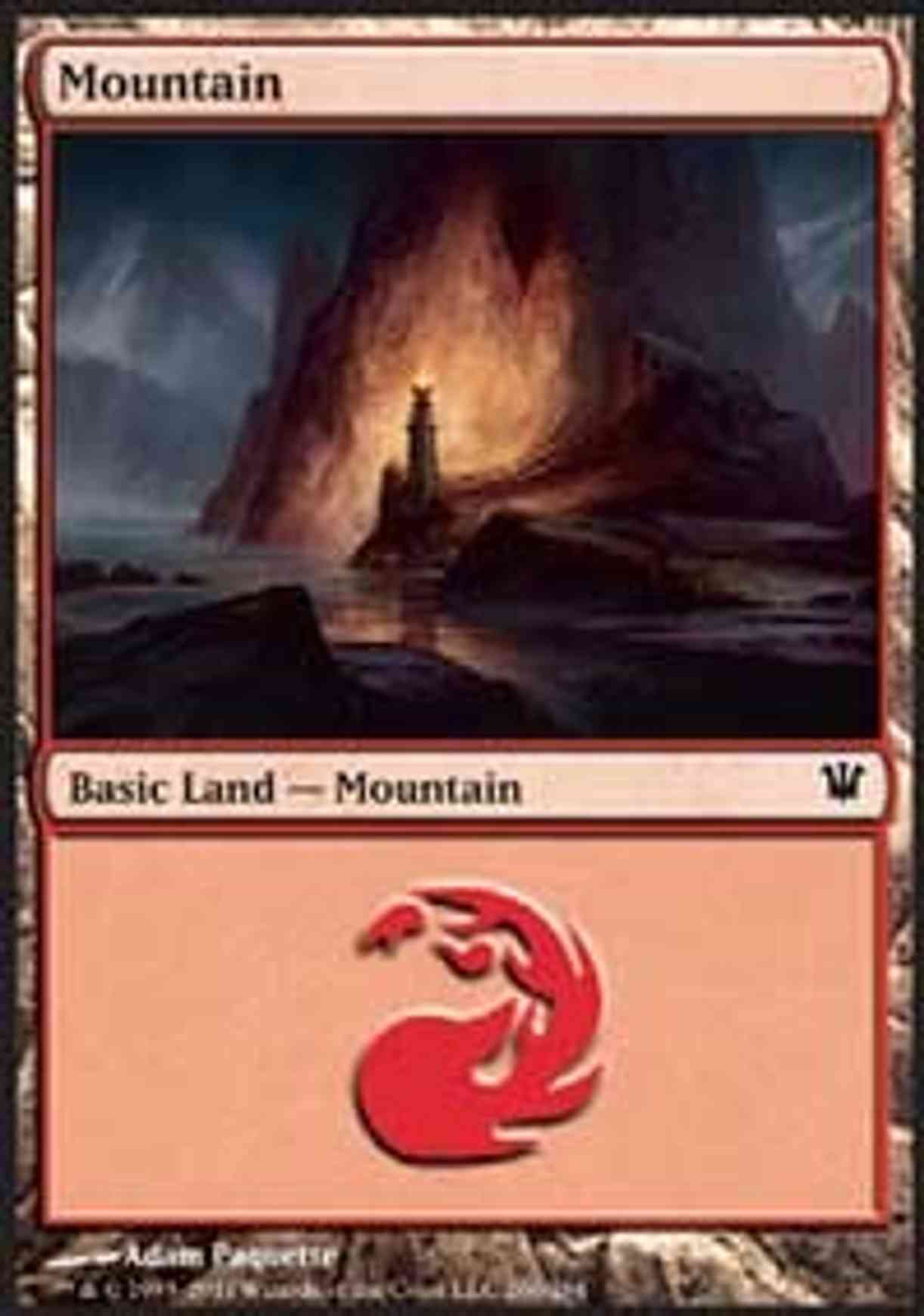 Mountain (260) magic card front