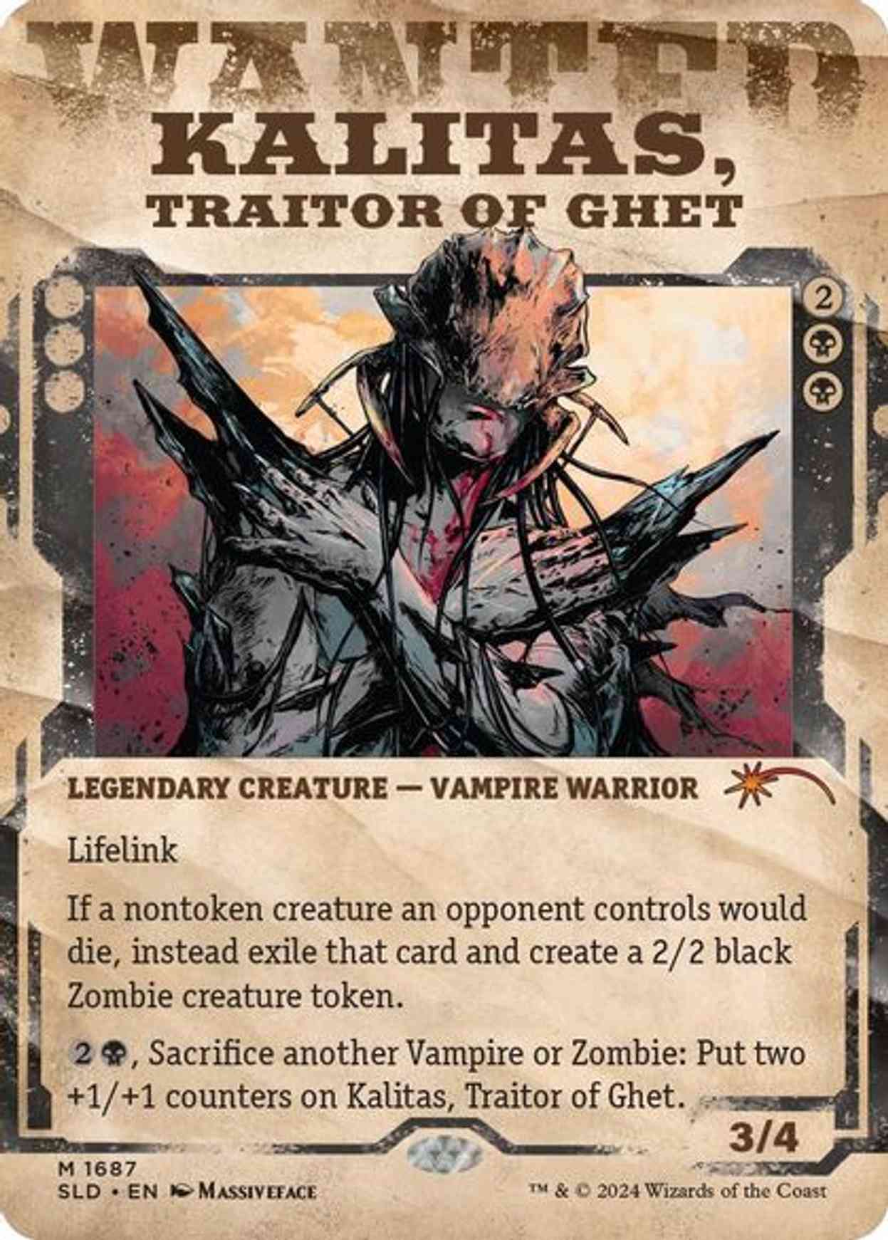 Kalitas, Traitor of Ghet magic card front