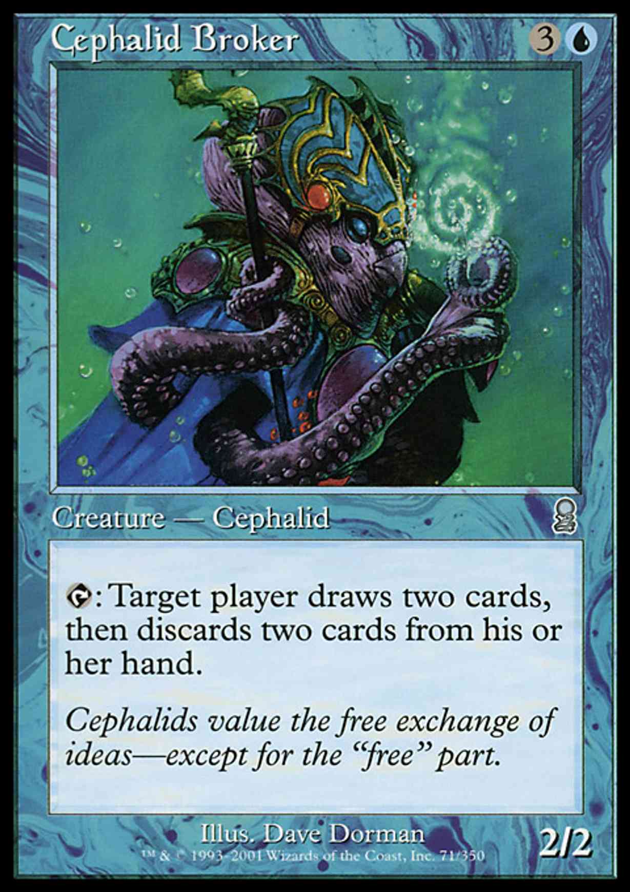 Cephalid Broker magic card front
