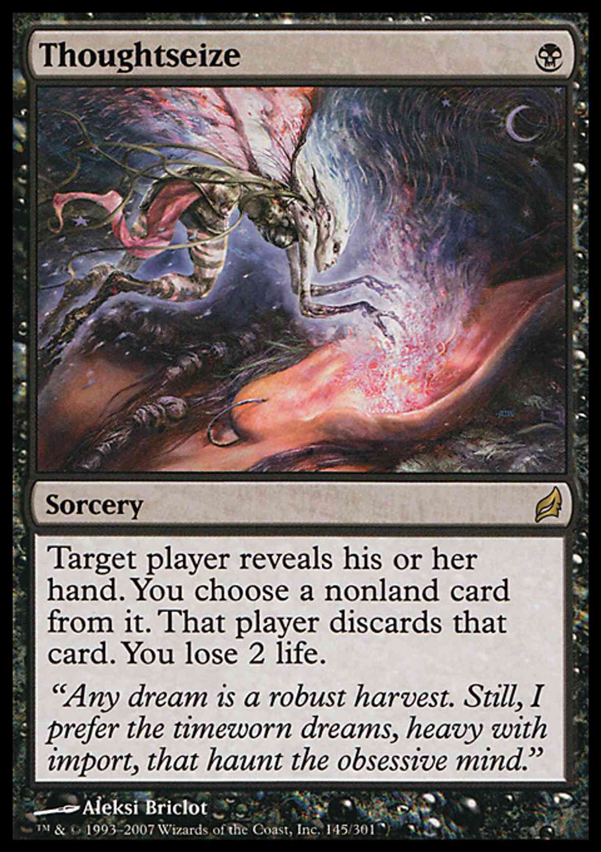 Thoughtseize magic card front
