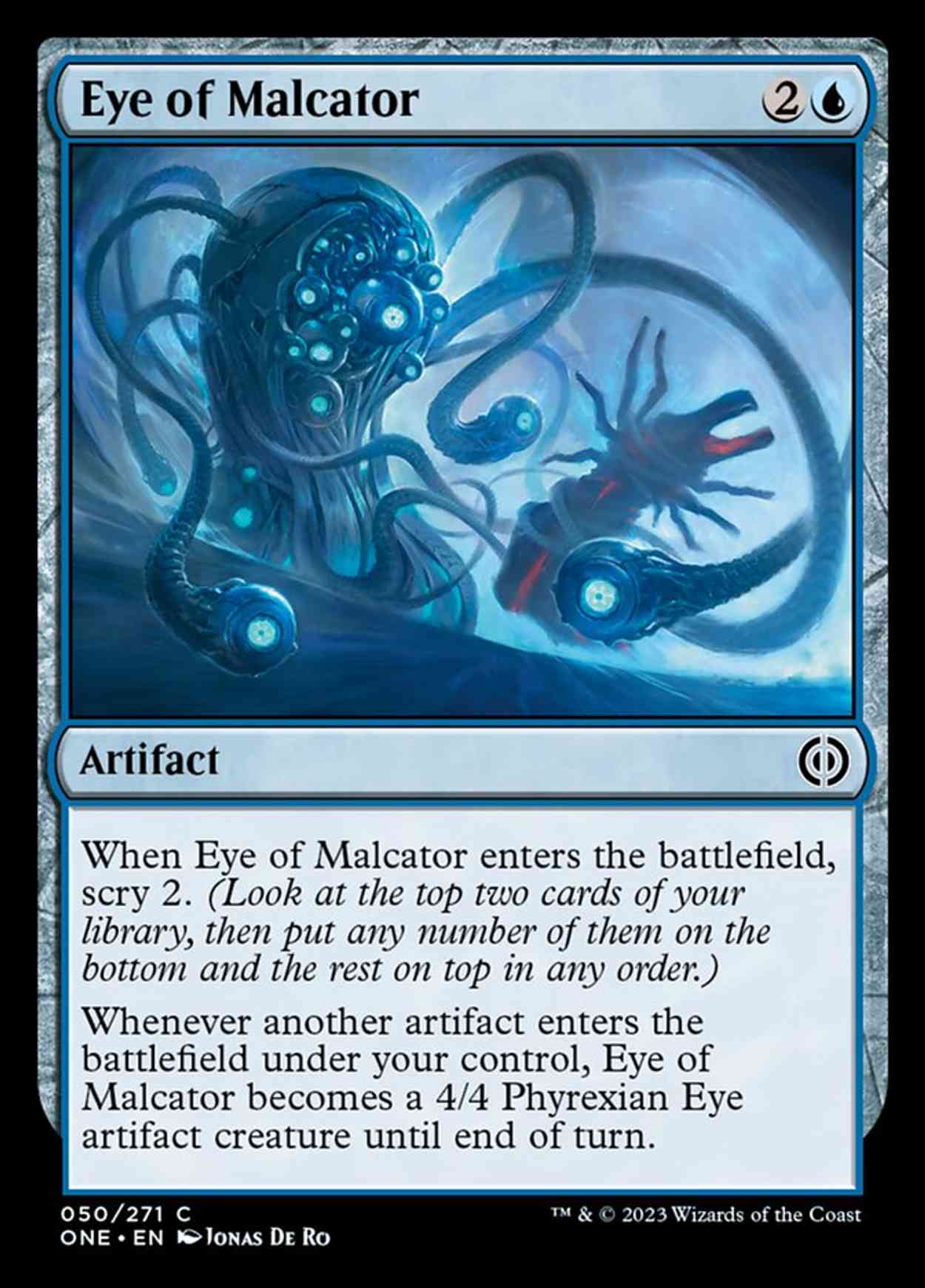Eye of Malcator magic card front