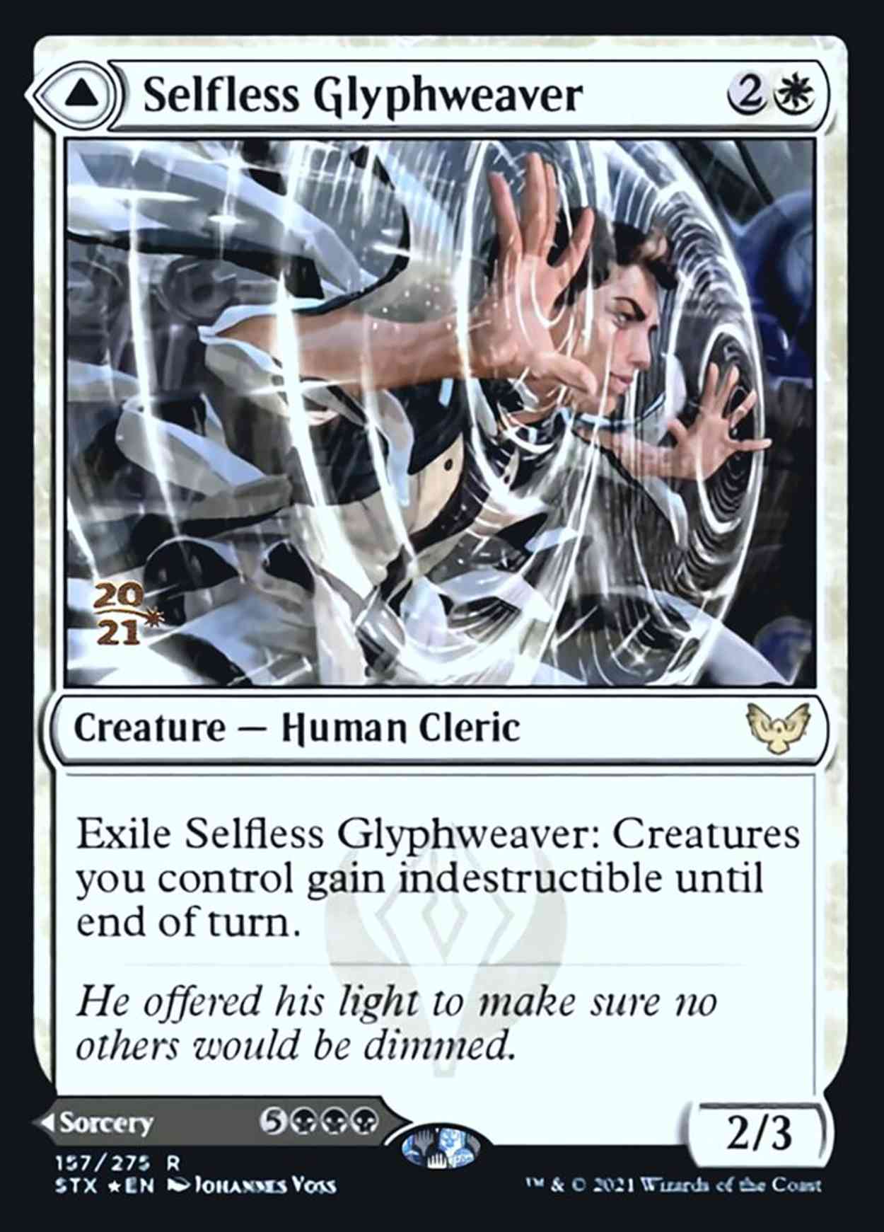 Selfless Glyphweaver magic card front