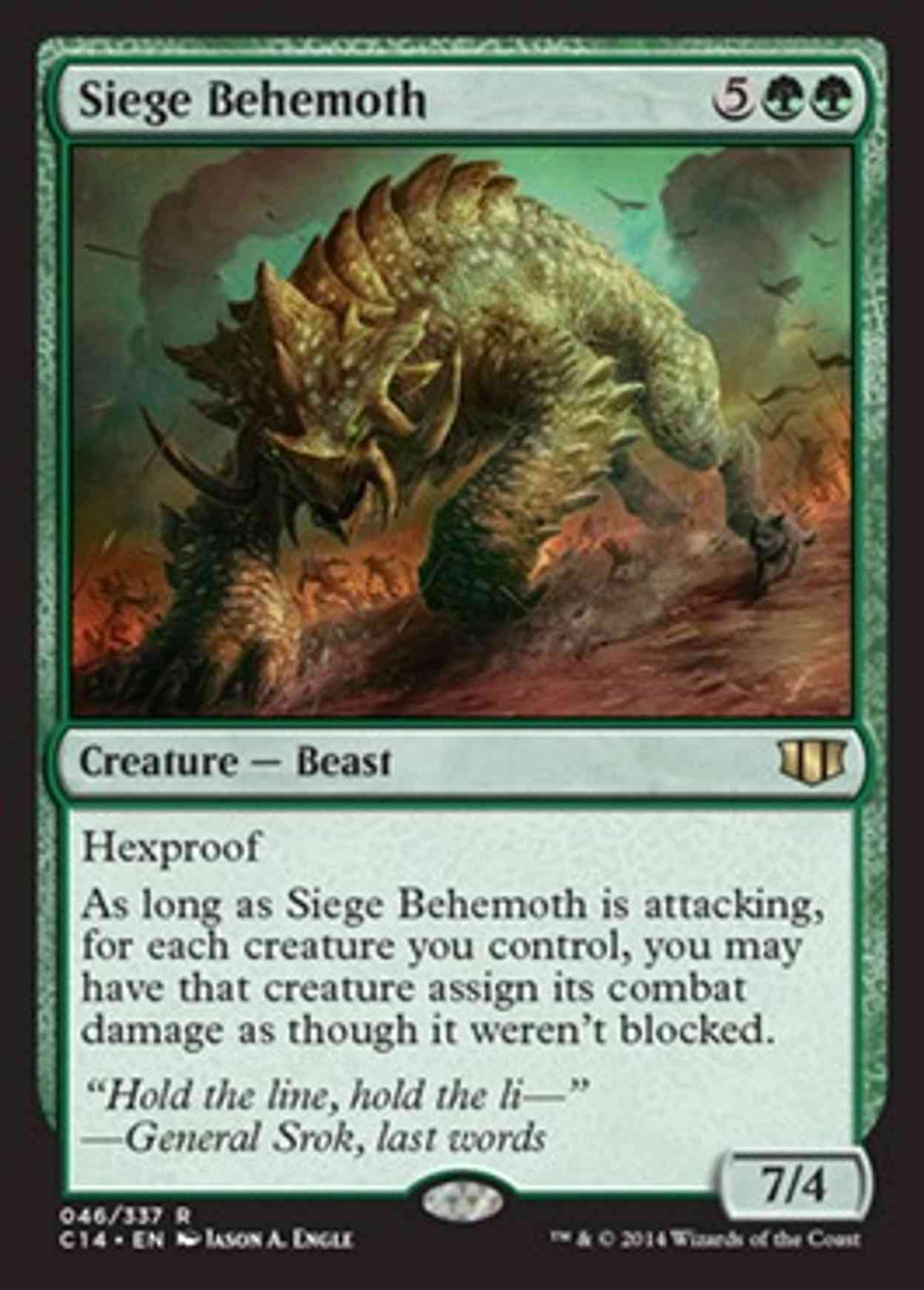 Siege Behemoth magic card front