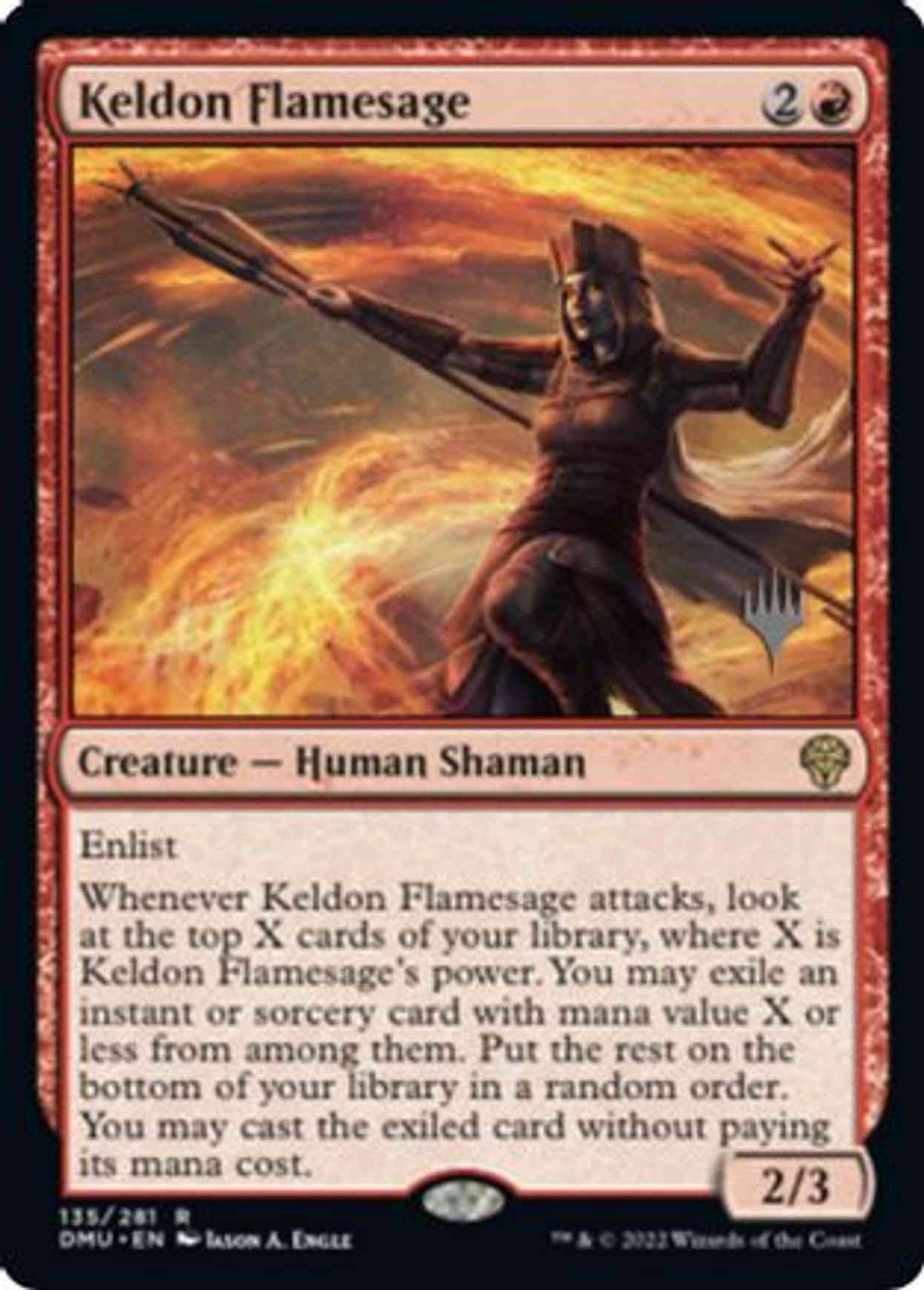 Keldon Flamesage magic card front
