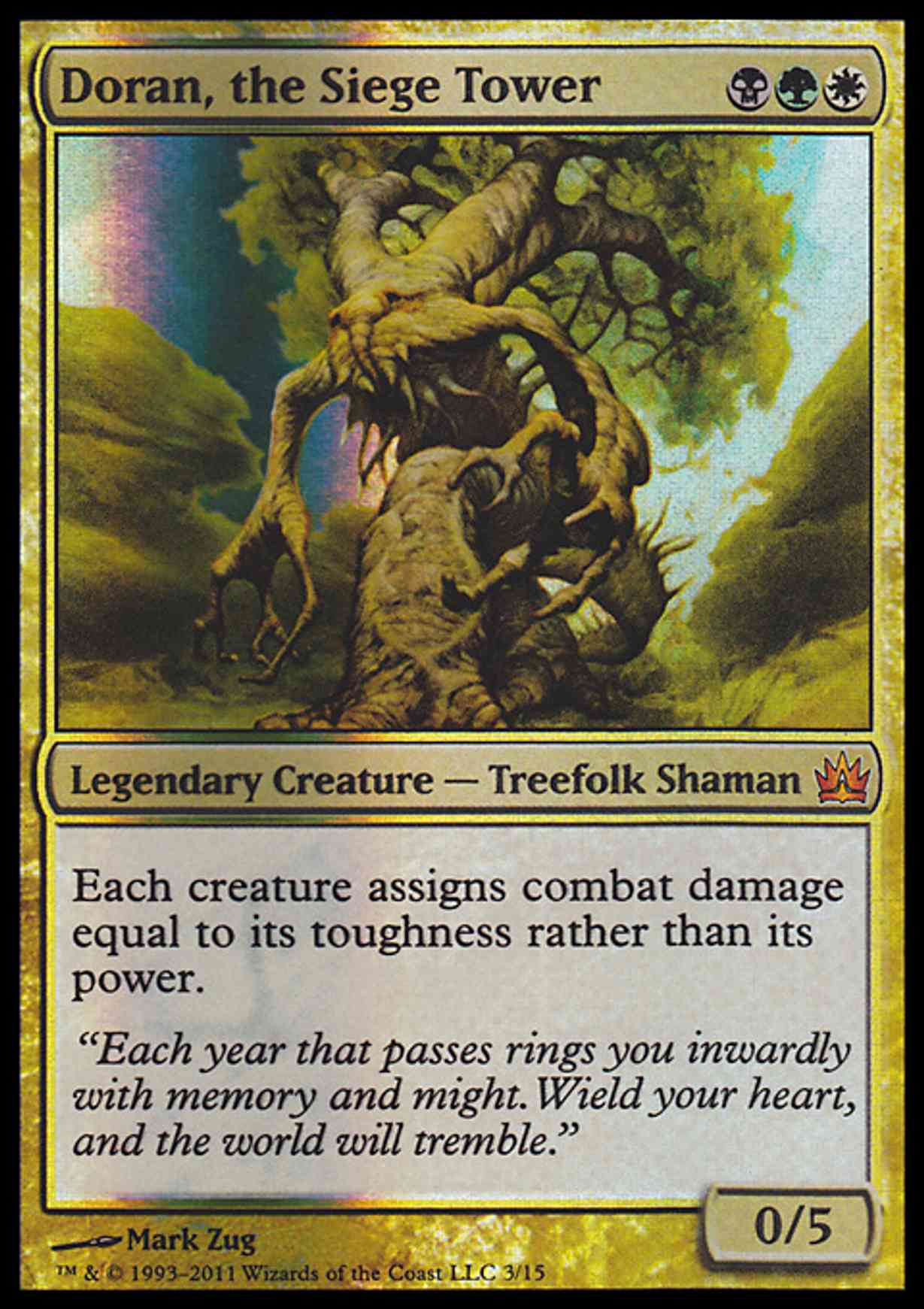 Doran, the Siege Tower magic card front