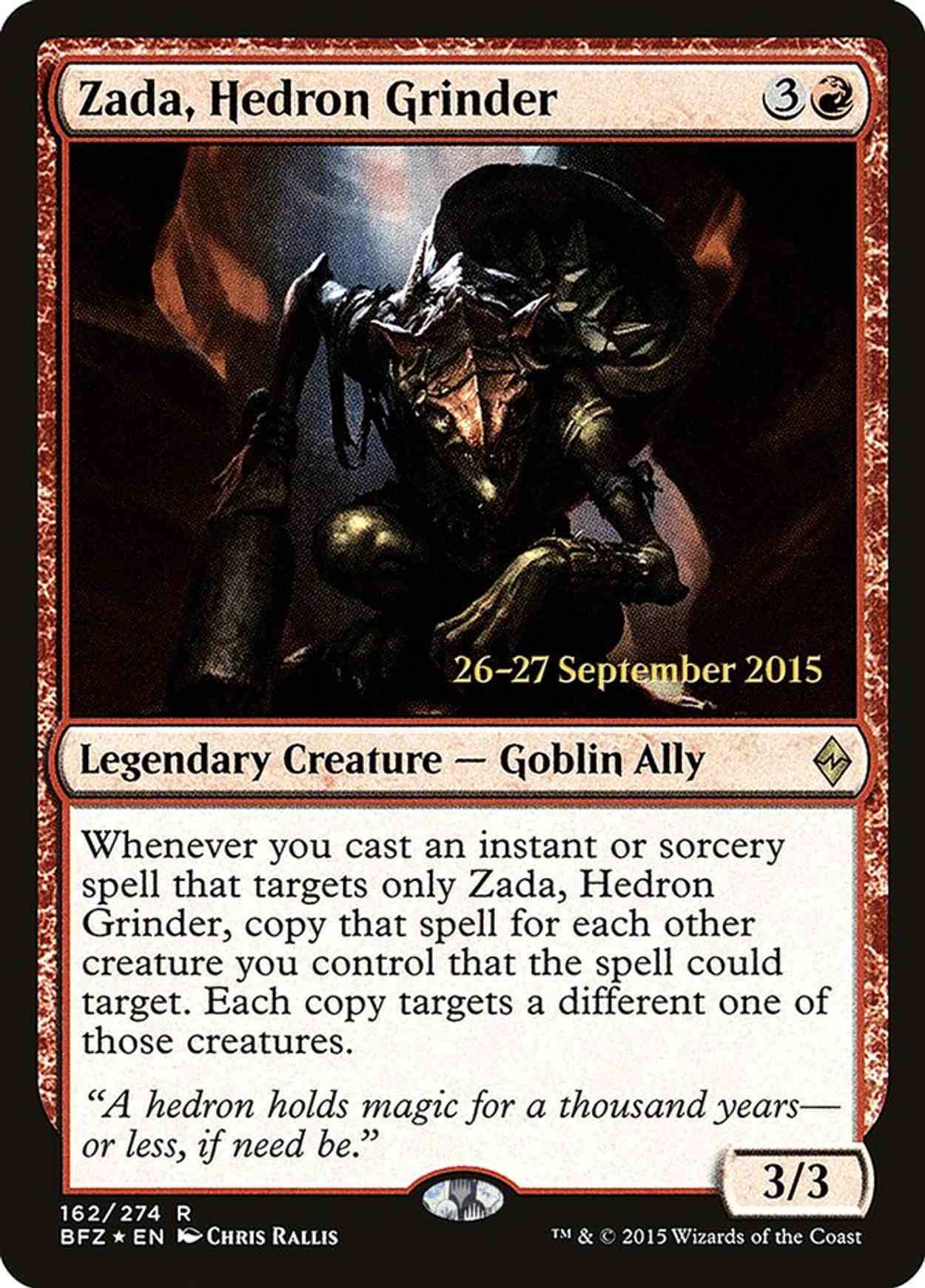 Zada, Hedron Grinder magic card front