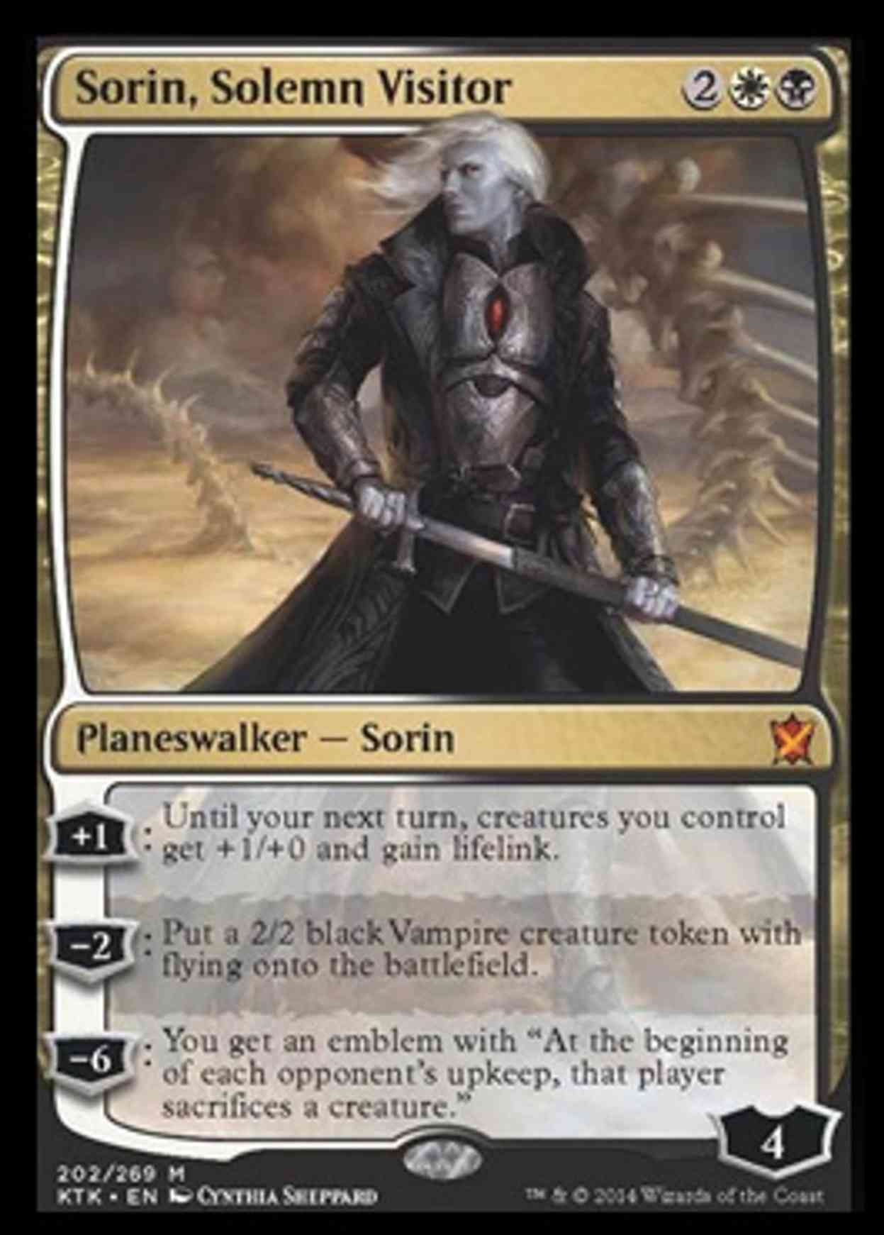 Sorin, Solemn Visitor magic card front