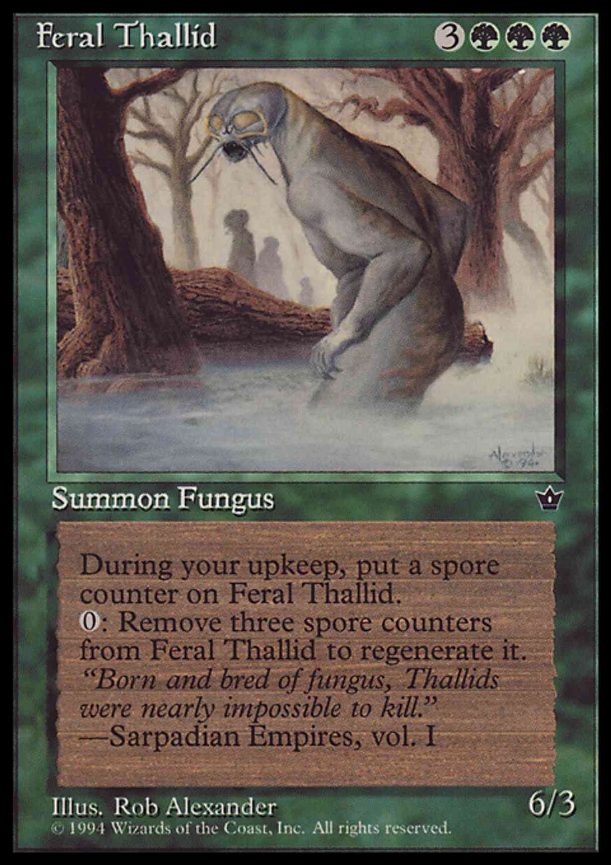 Feral Thallid magic card front