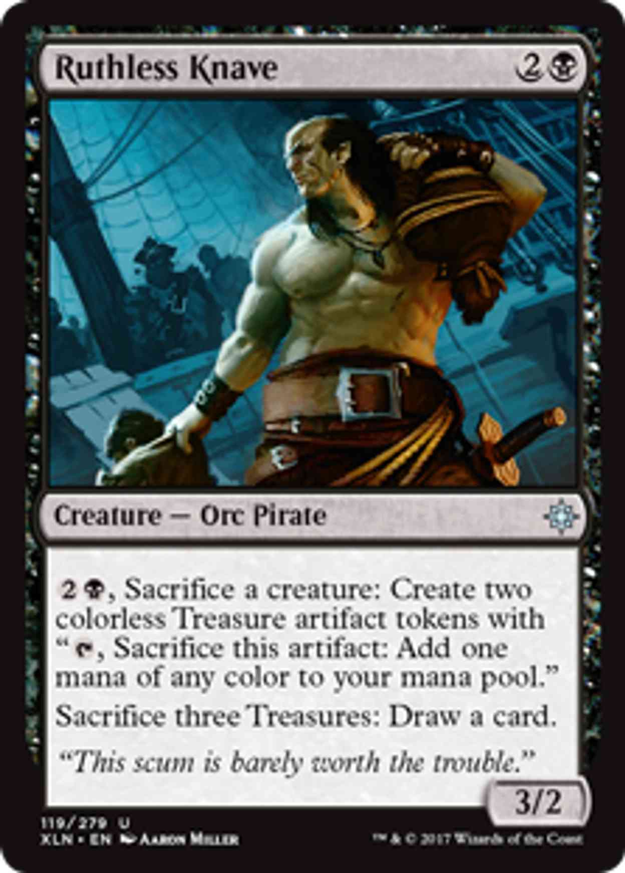 Ruthless Knave magic card front