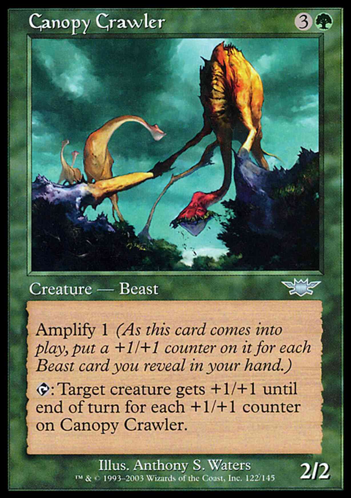 Canopy Crawler magic card front