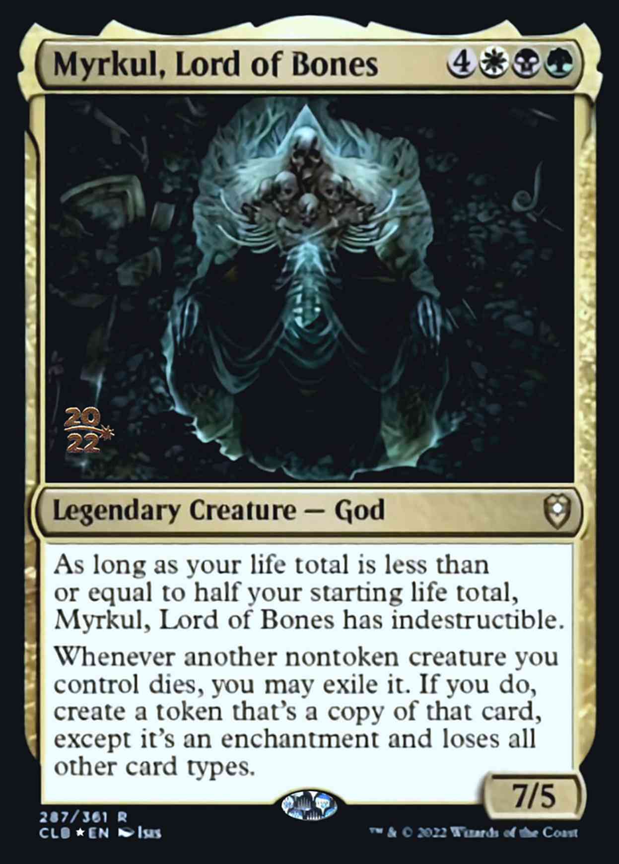 Myrkul, Lord of Bones magic card front