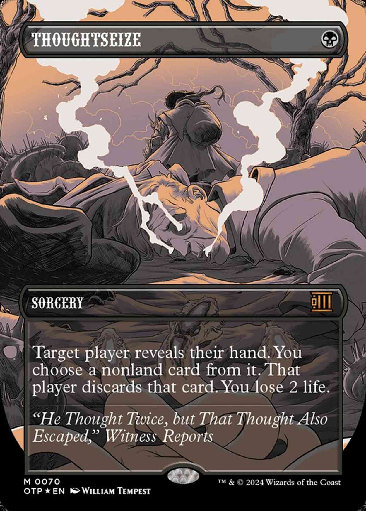 Thoughtseize (Textured Foil) magic card front