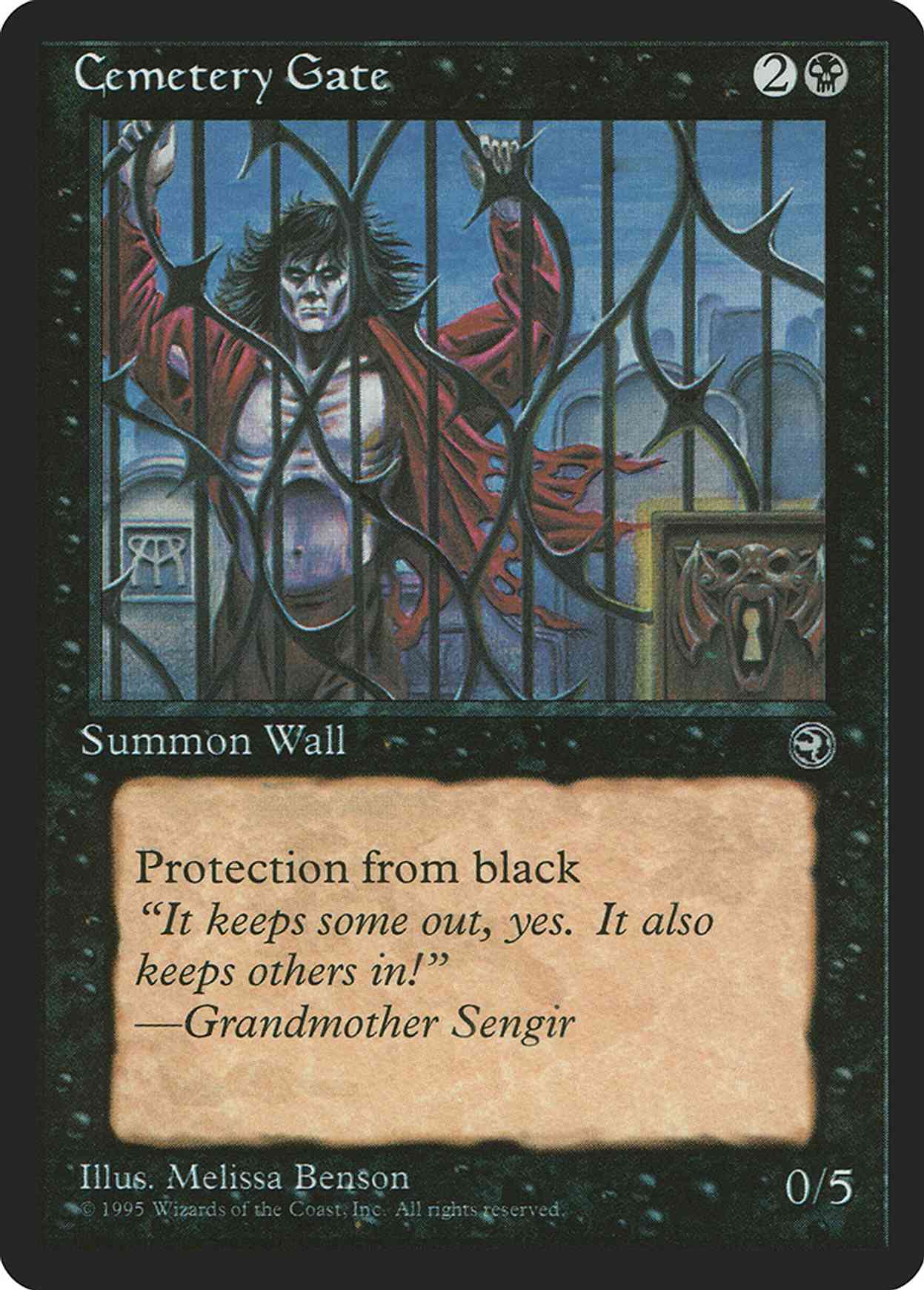 Cemetery Gate magic card front