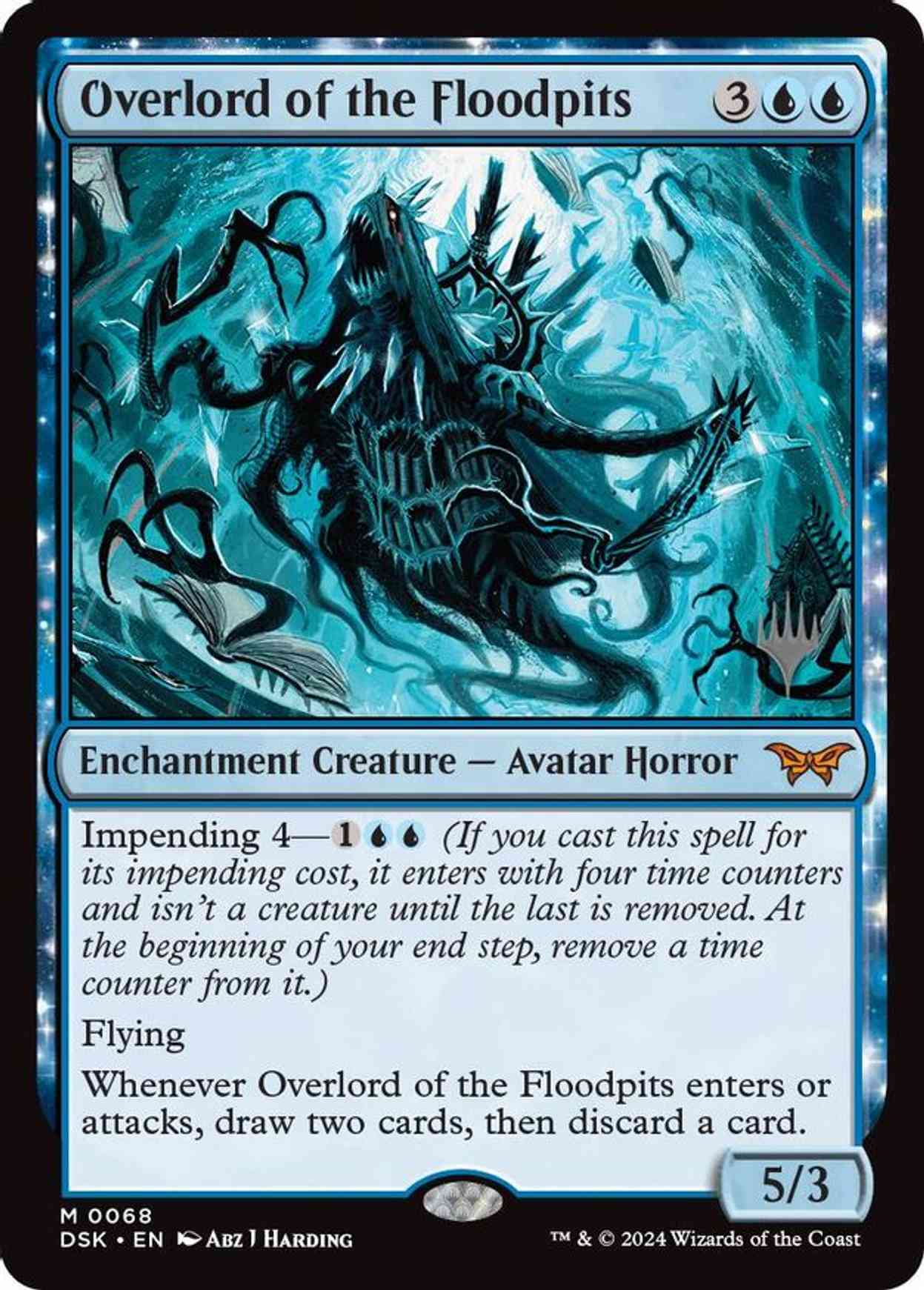 Overlord of the Floodpits magic card front