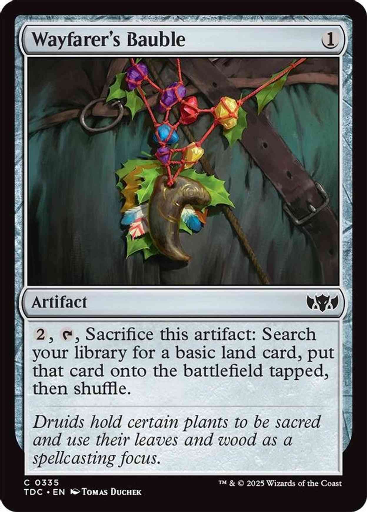 Wayfarer's Bauble magic card front