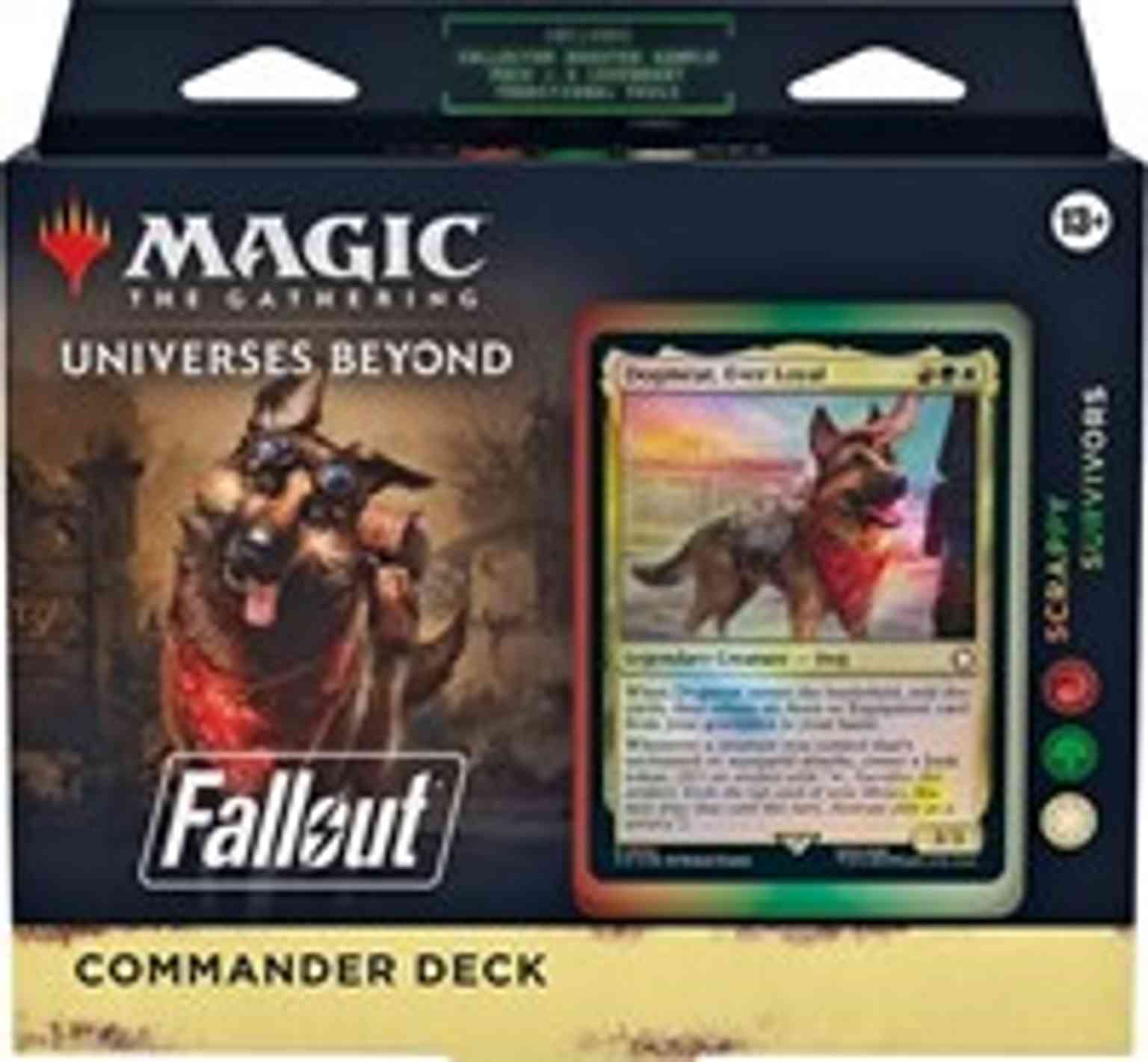 Universes Beyond: Fallout - Scrappy Survivors Commander Deck magic card front