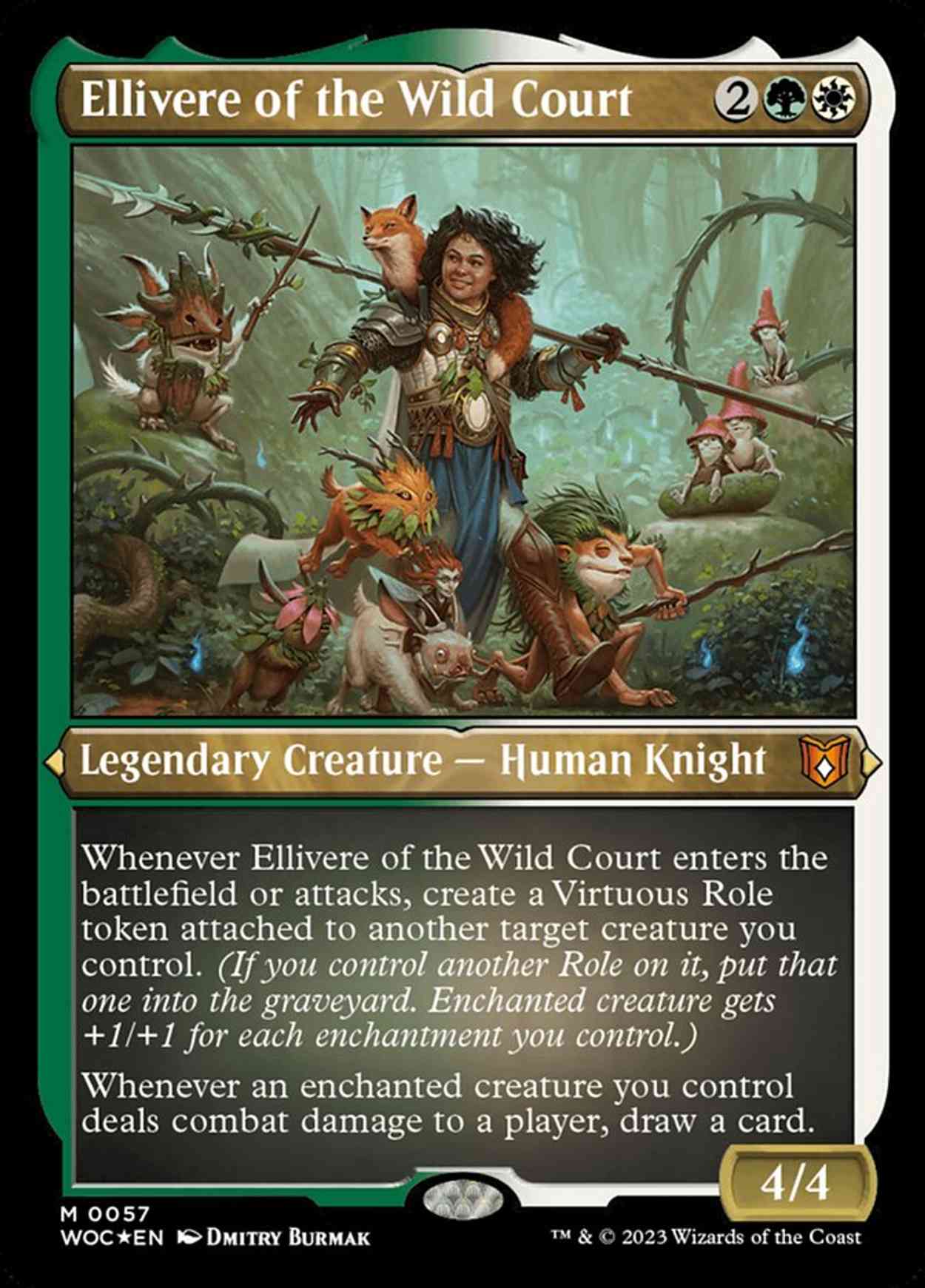 Ellivere of the Wild Court (Display Commander) - Thick Stock magic card front