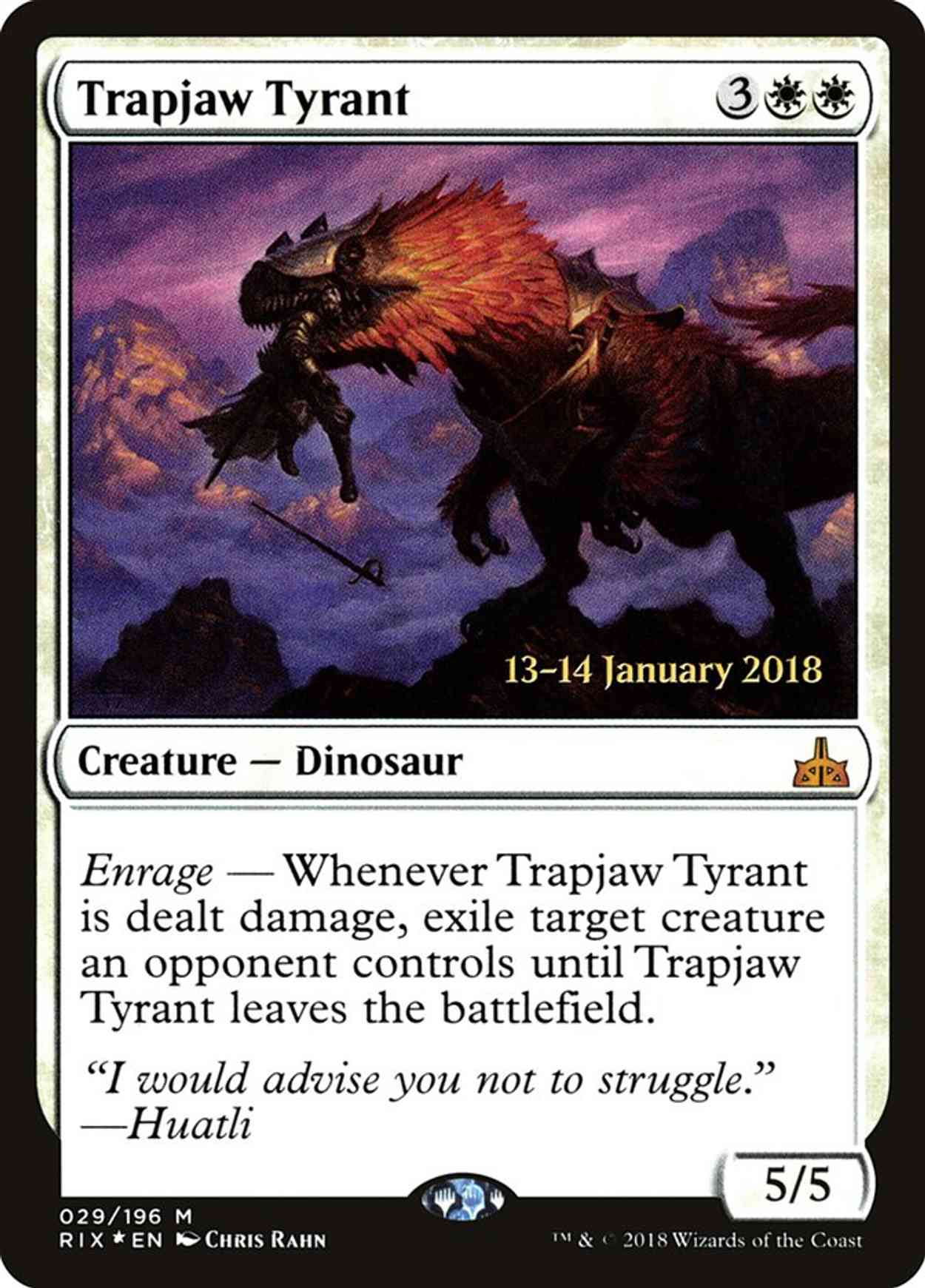 Trapjaw Tyrant magic card front