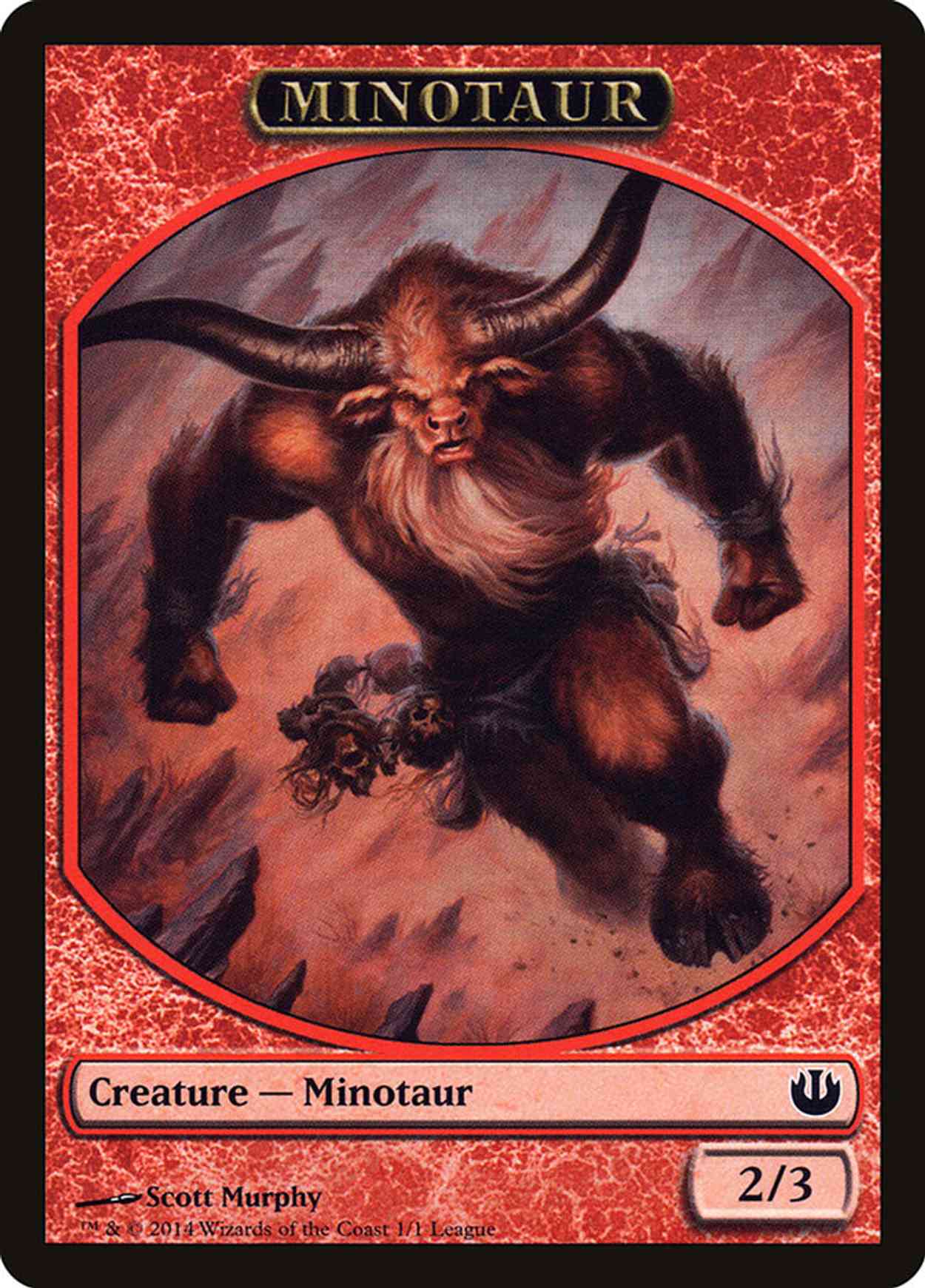 Minotaur Token magic card front