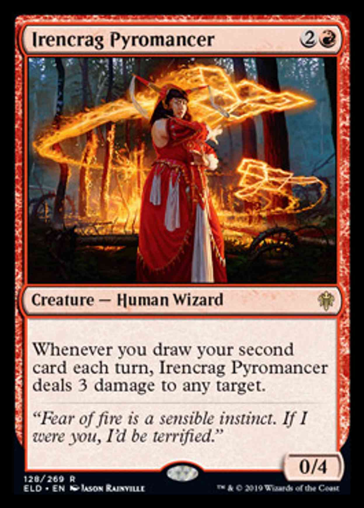 Irencrag Pyromancer magic card front
