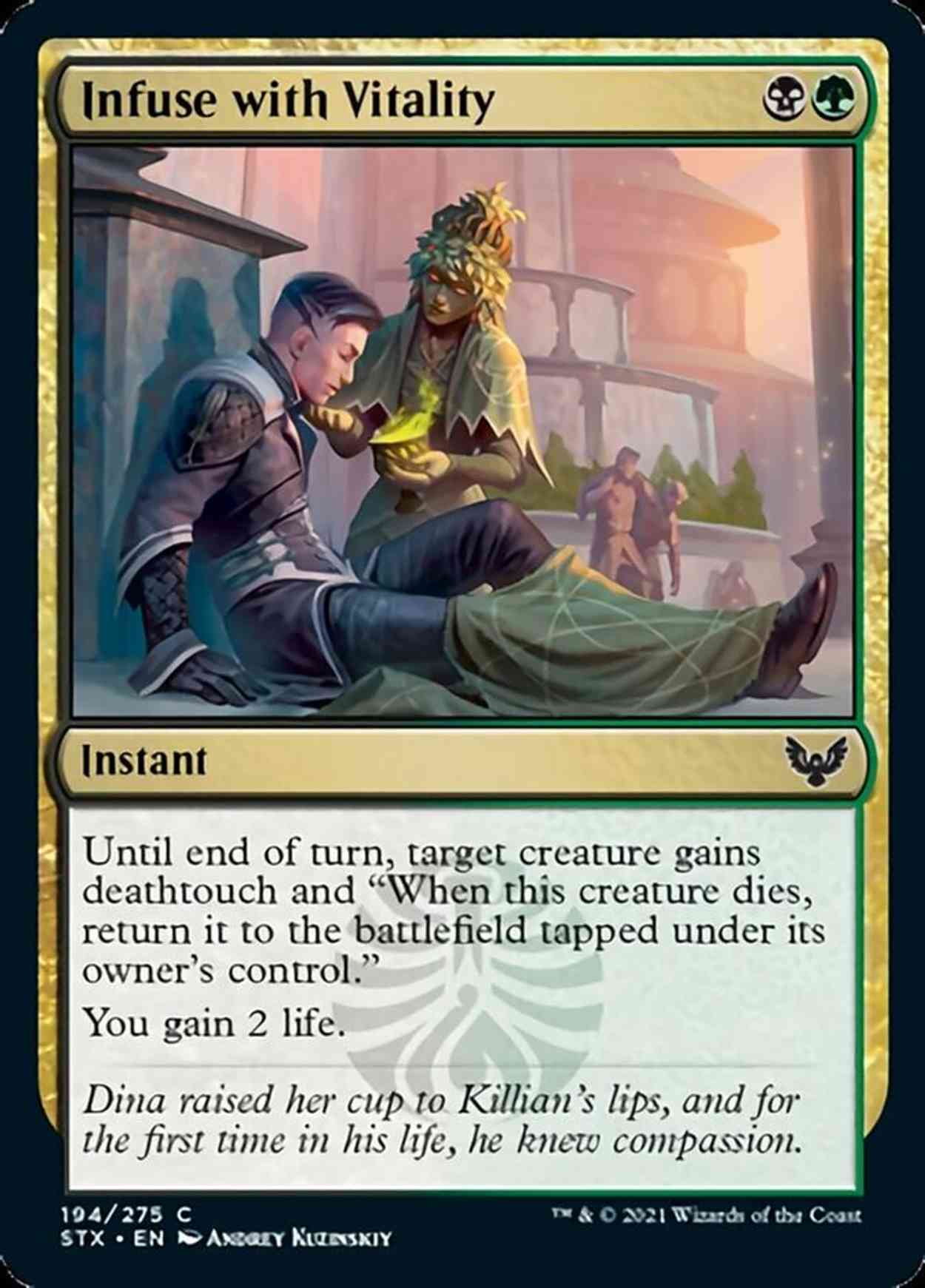 Infuse with Vitality magic card front