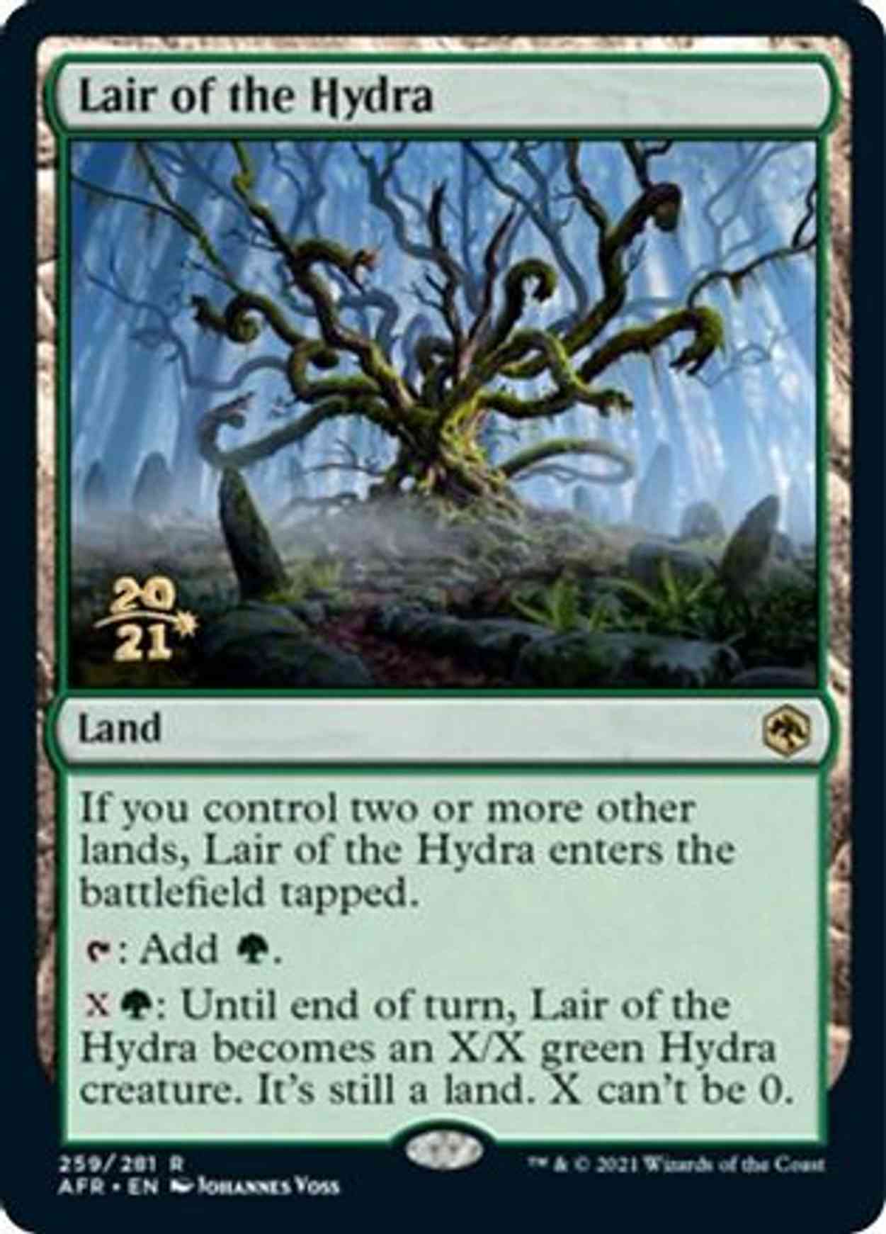 Lair of the Hydra magic card front