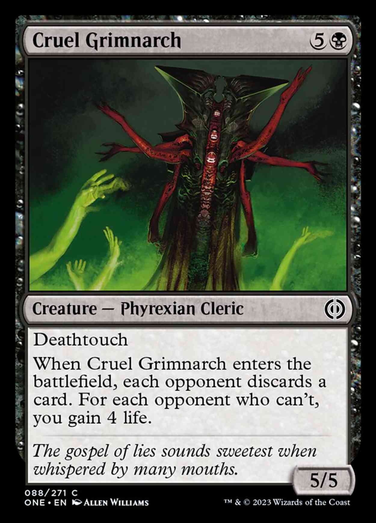 Cruel Grimnarch magic card front