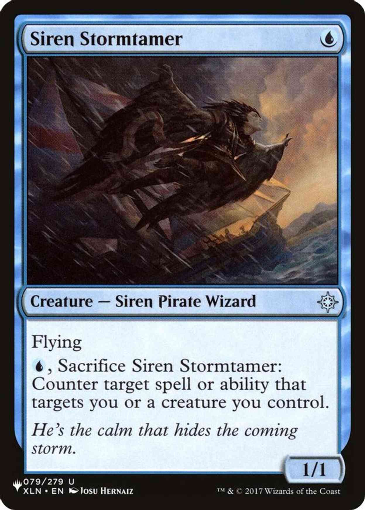 Siren Stormtamer magic card front