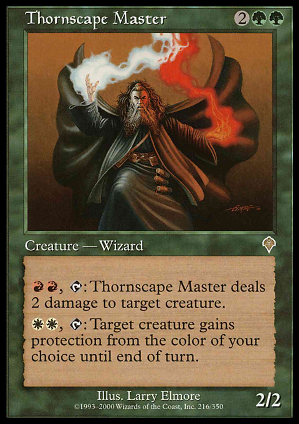 Thornscape Master magic card front