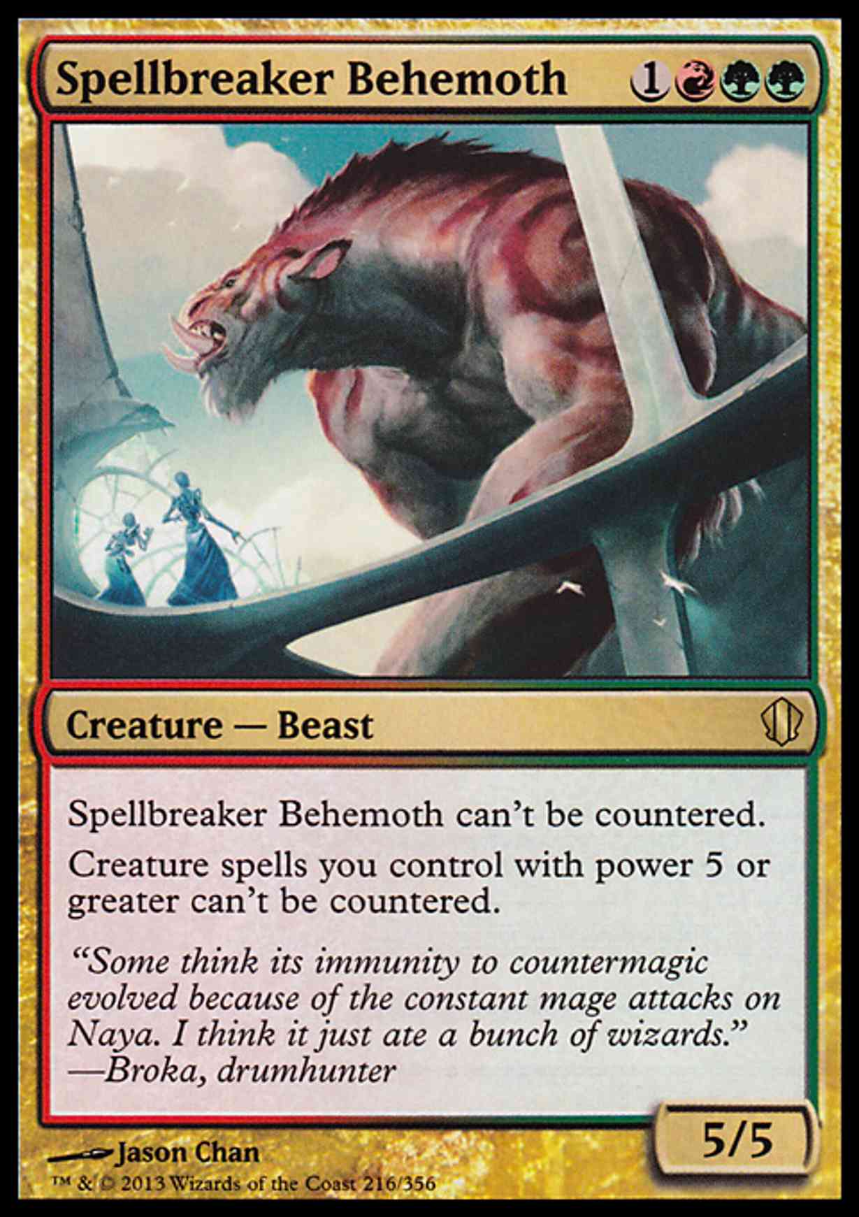 Spellbreaker Behemoth magic card front