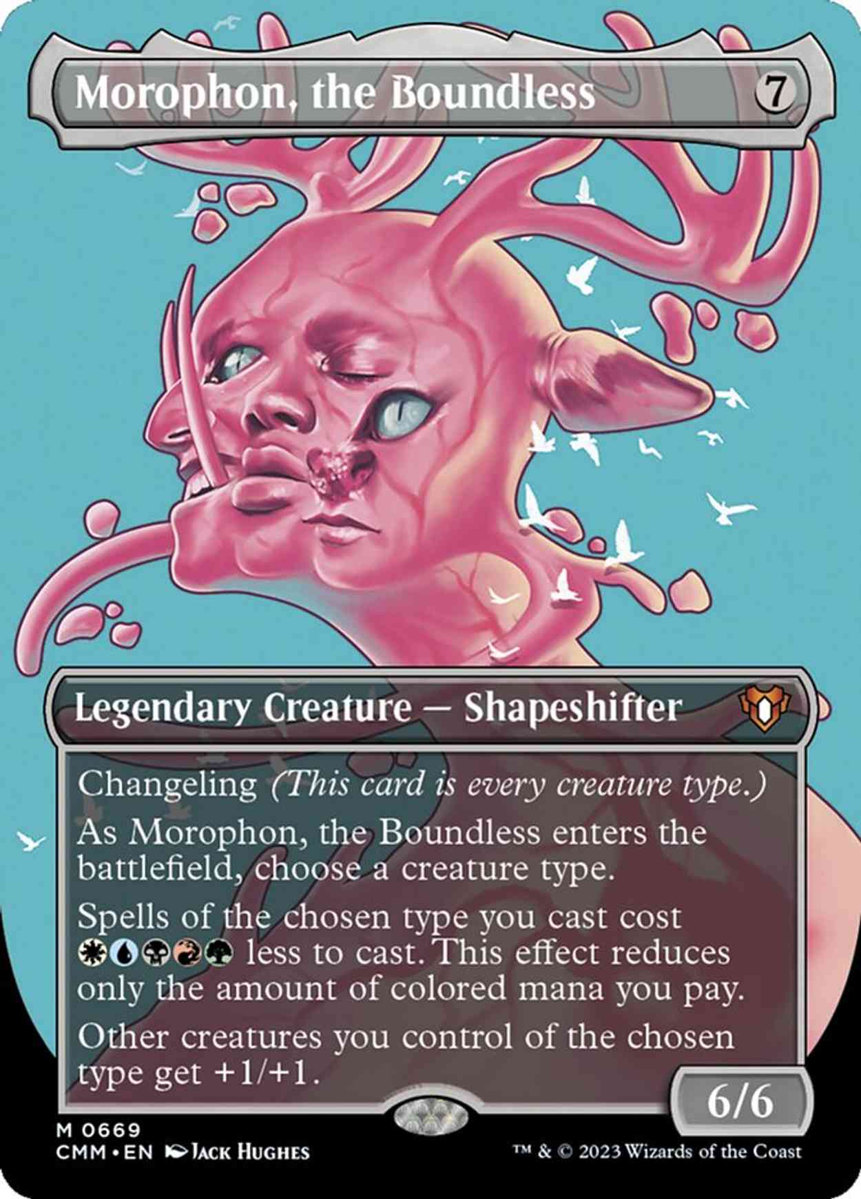 Morophon, the Boundless (Borderless) magic card front