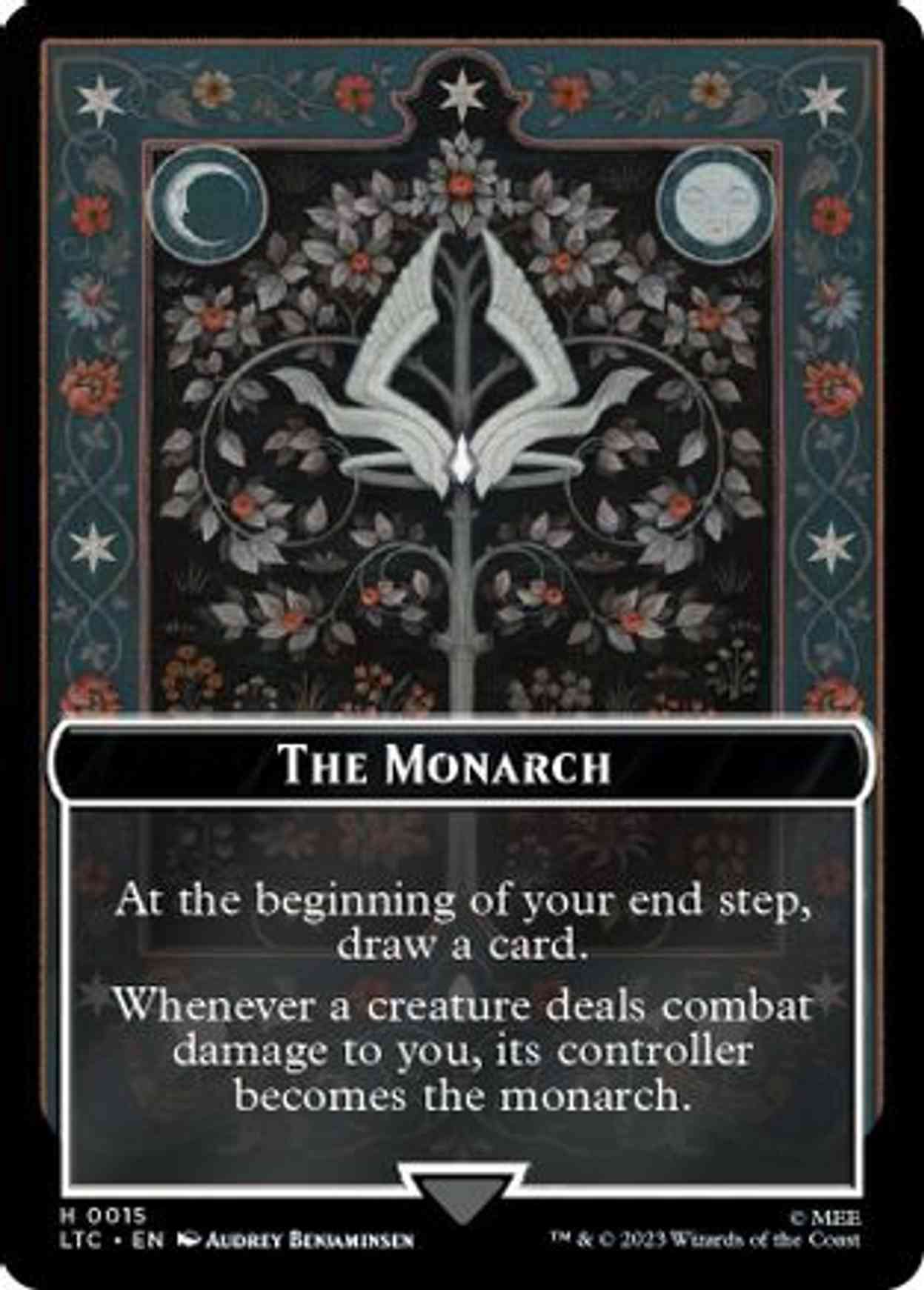 The Monarch // Treasure Double-Sided Token magic card front