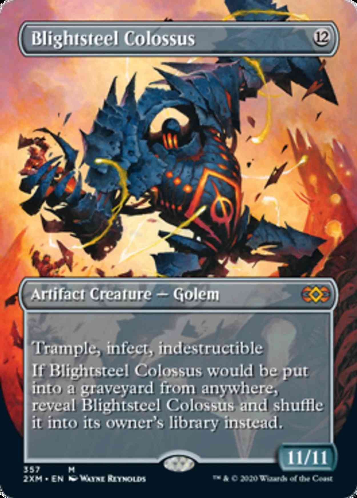 Blightsteel Colossus (Borderless) magic card front