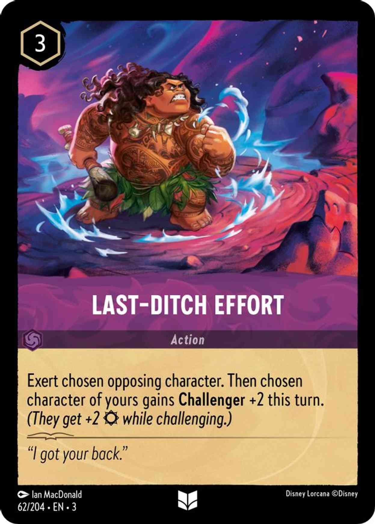 Last-Ditch Effort magic card front