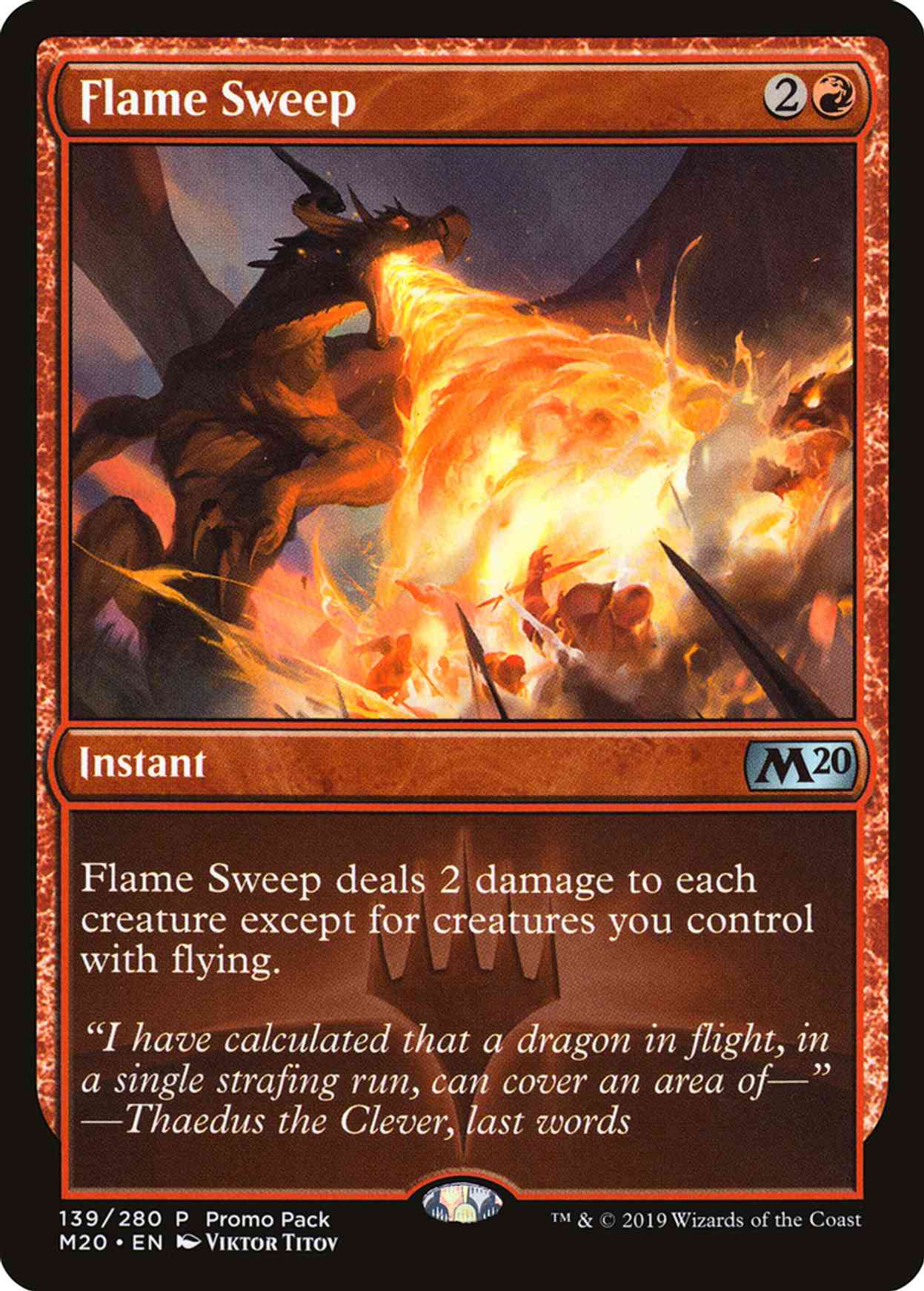 Flame Sweep magic card front