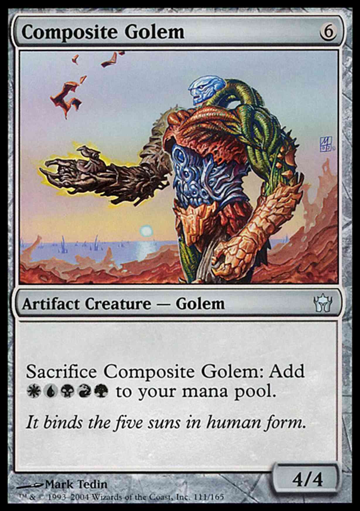 Composite Golem magic card front