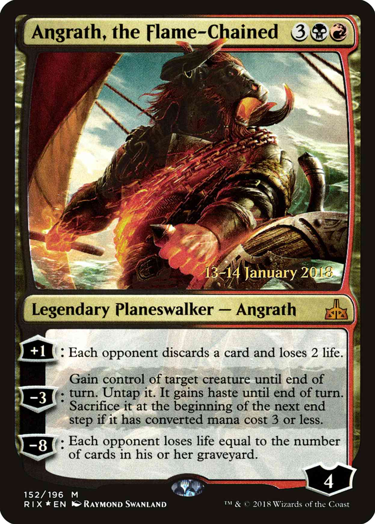 Angrath, the Flame-Chained magic card front