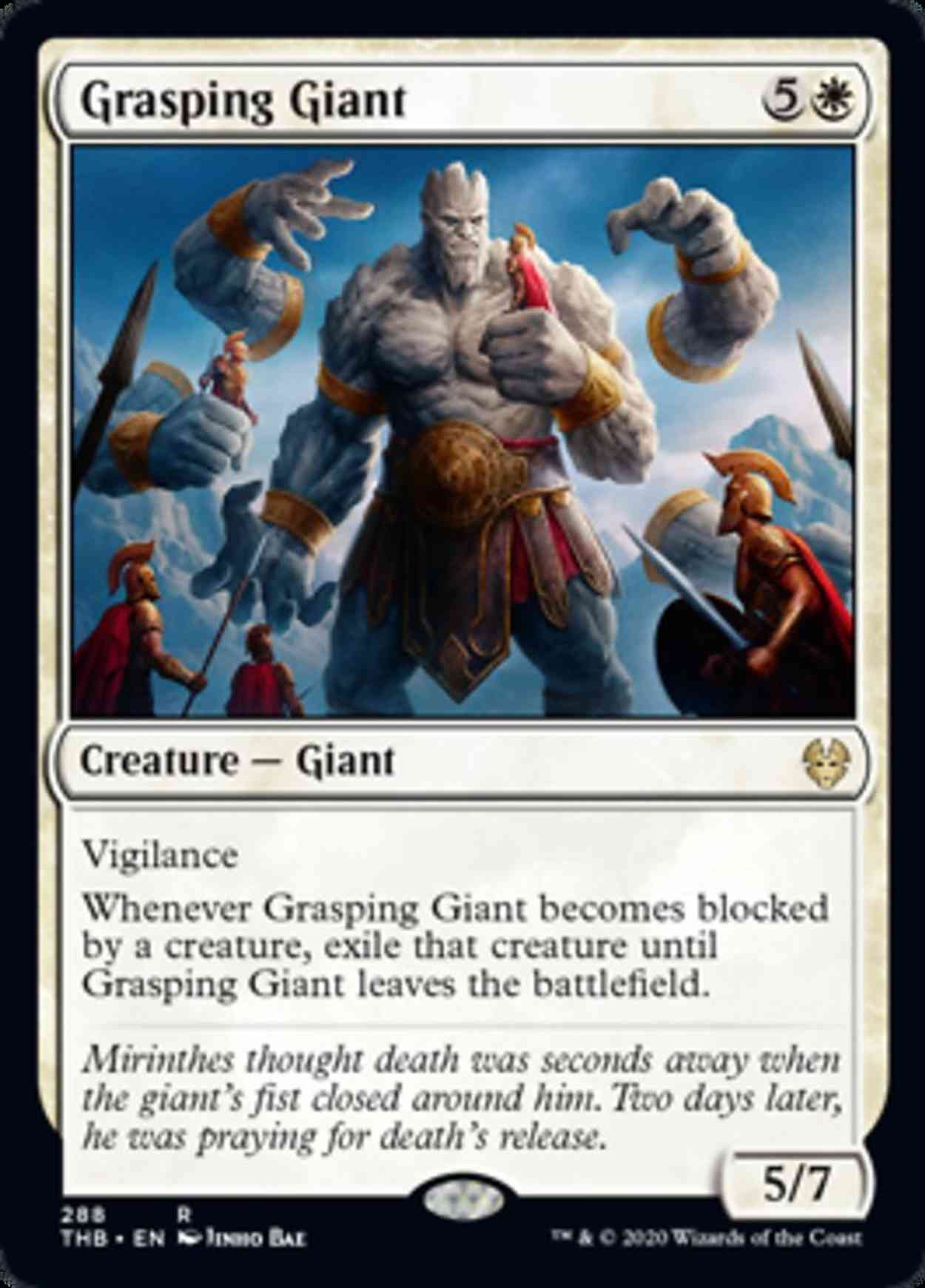 Grasping Giant magic card front