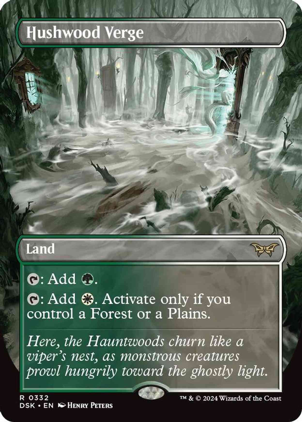 Hushwood Verge (Borderless) magic card front