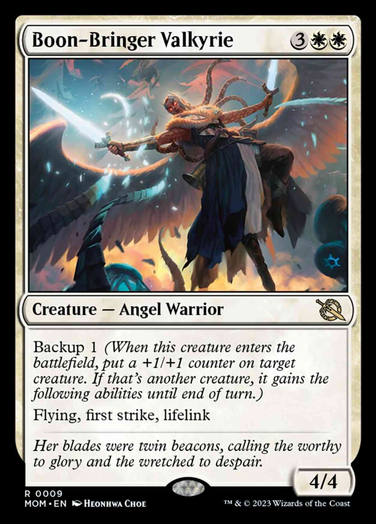 Boon-Bringer Valkyrie magic card front