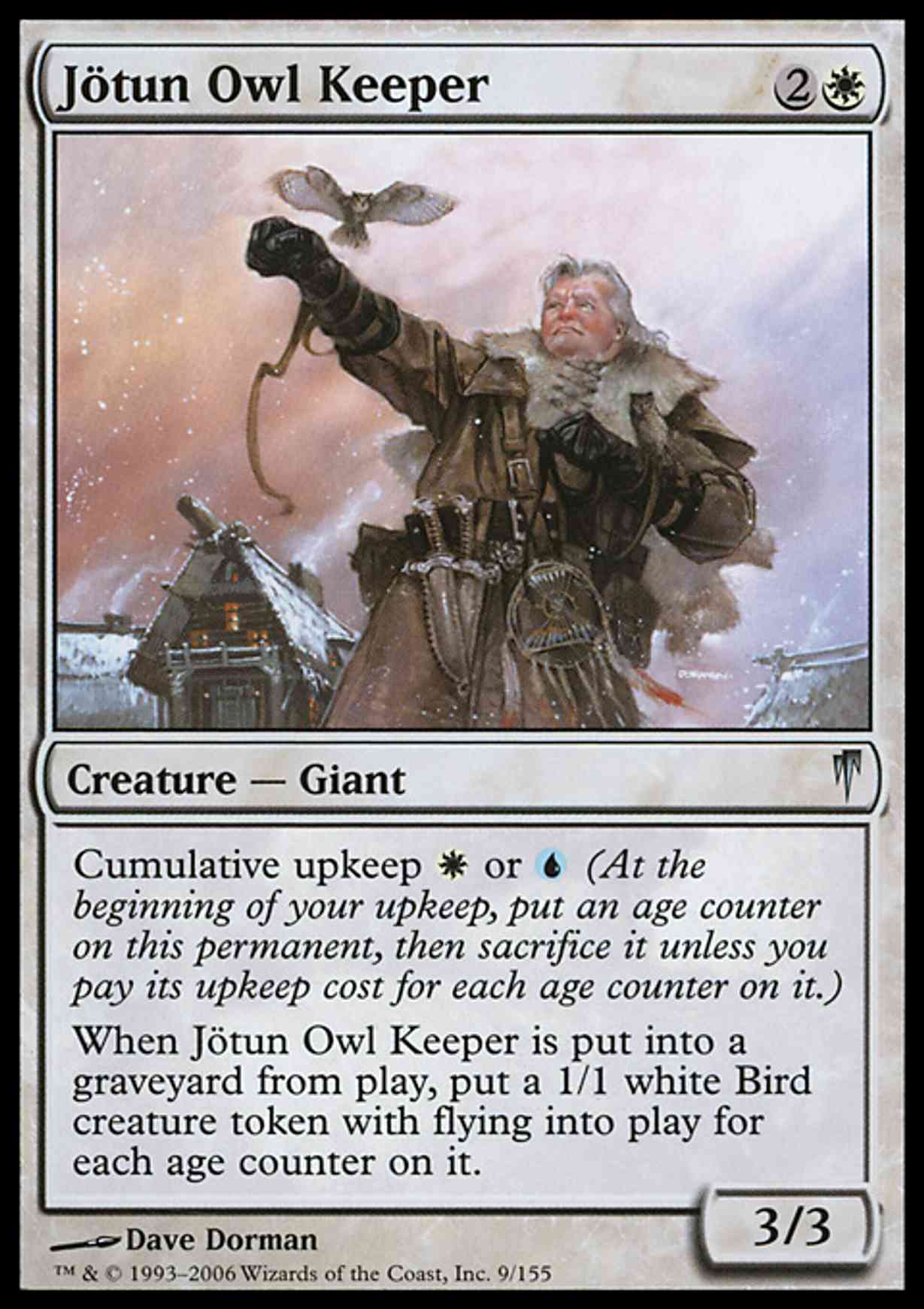 Jotun Owl Keeper magic card front