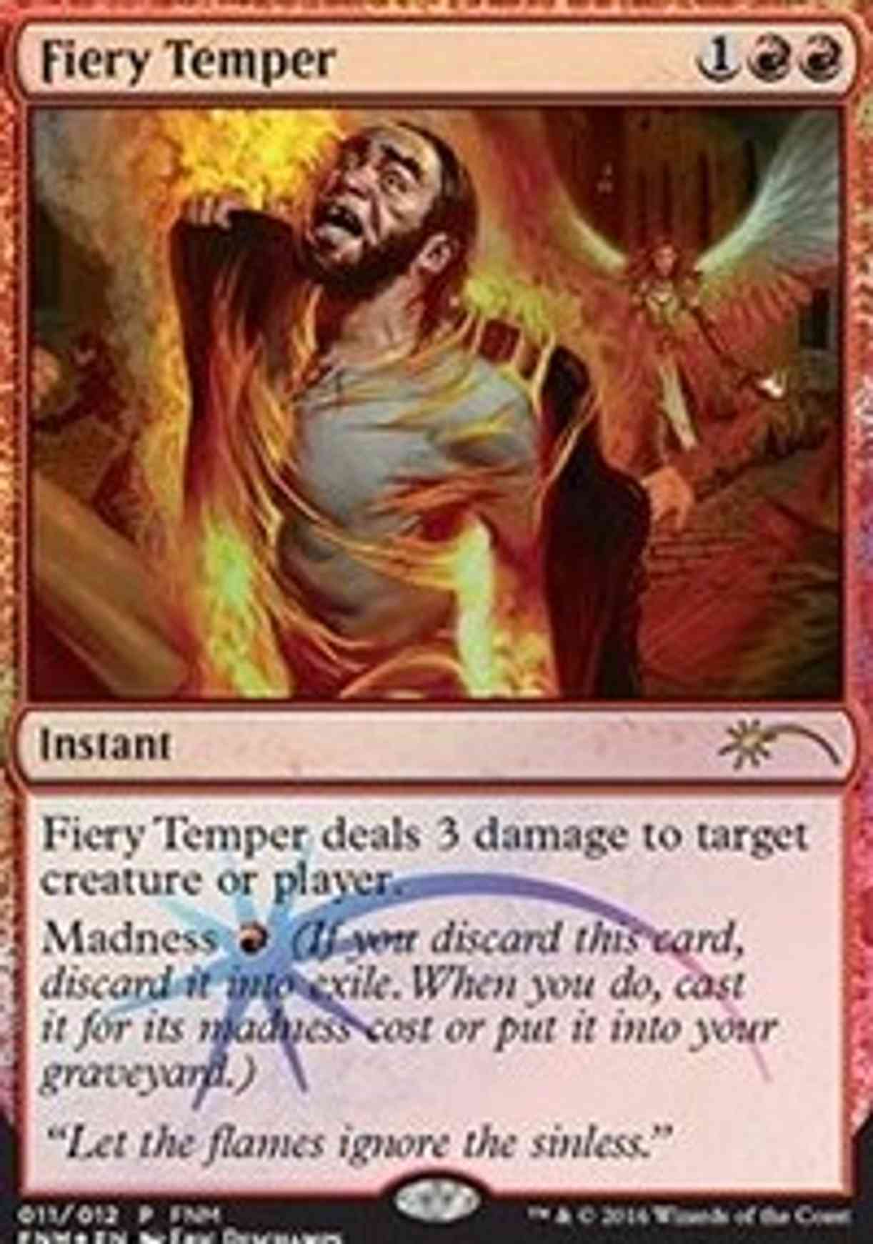Fiery Temper magic card front