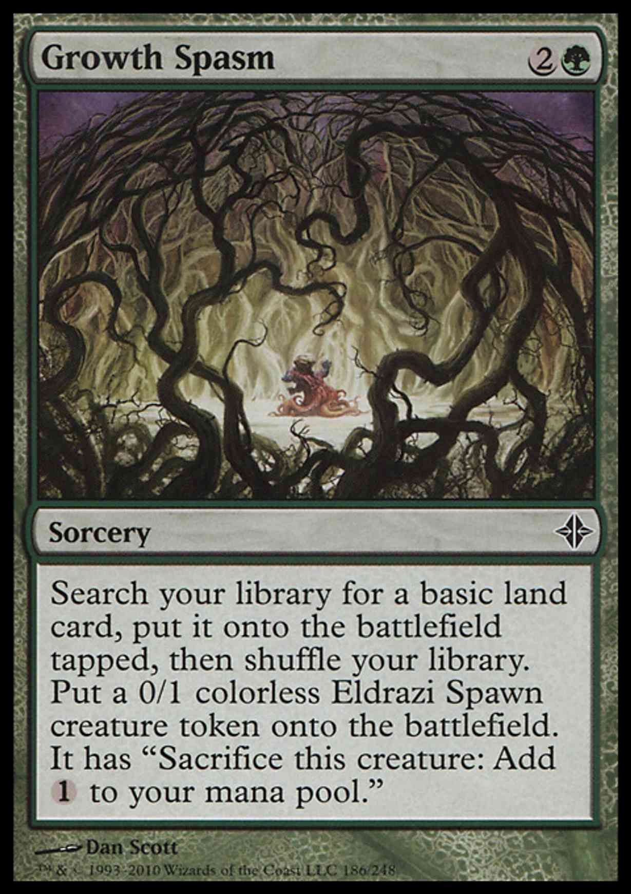 Growth Spasm magic card front