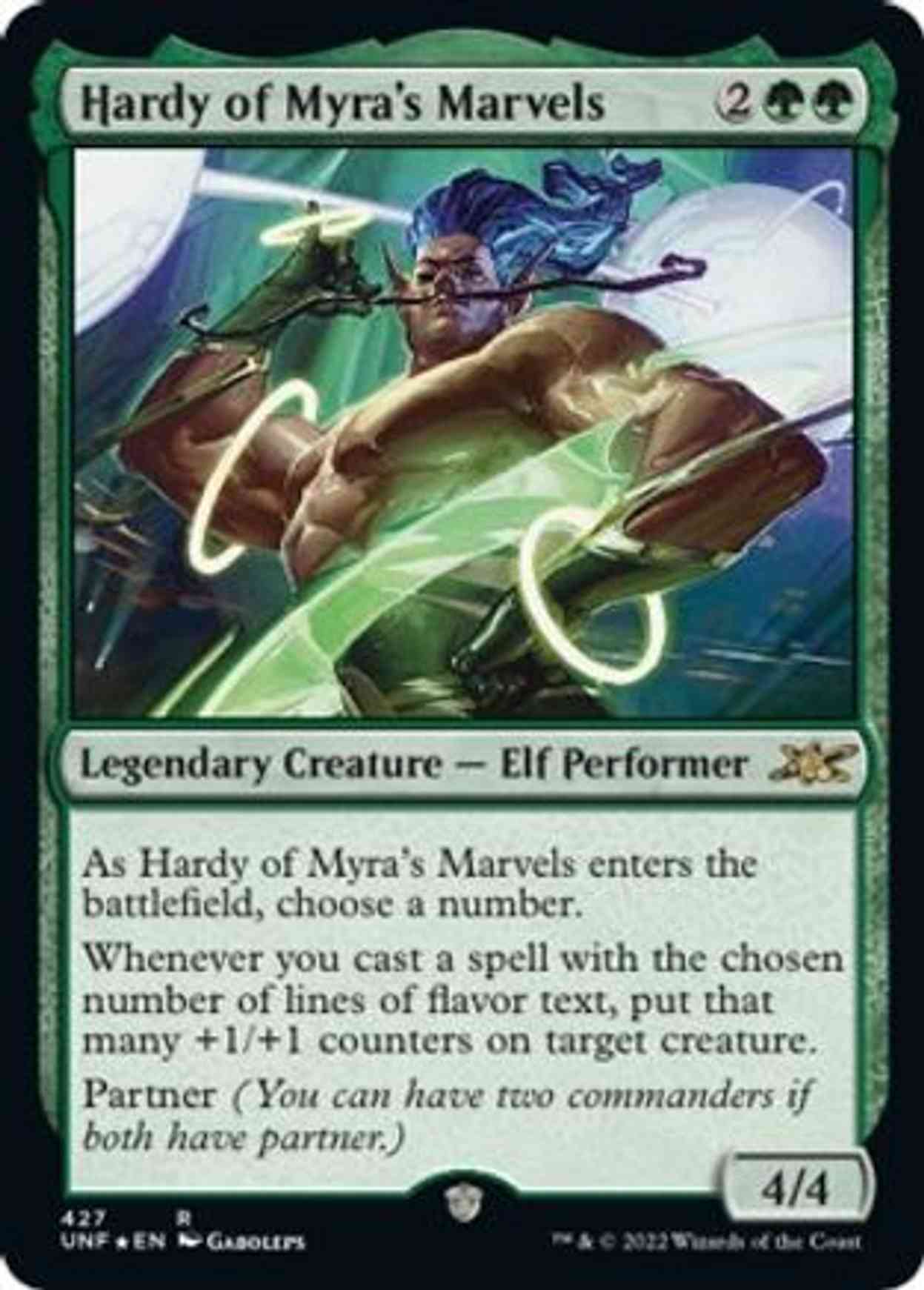 Hardy of Myra's Marvels (Galaxy Foil) magic card front