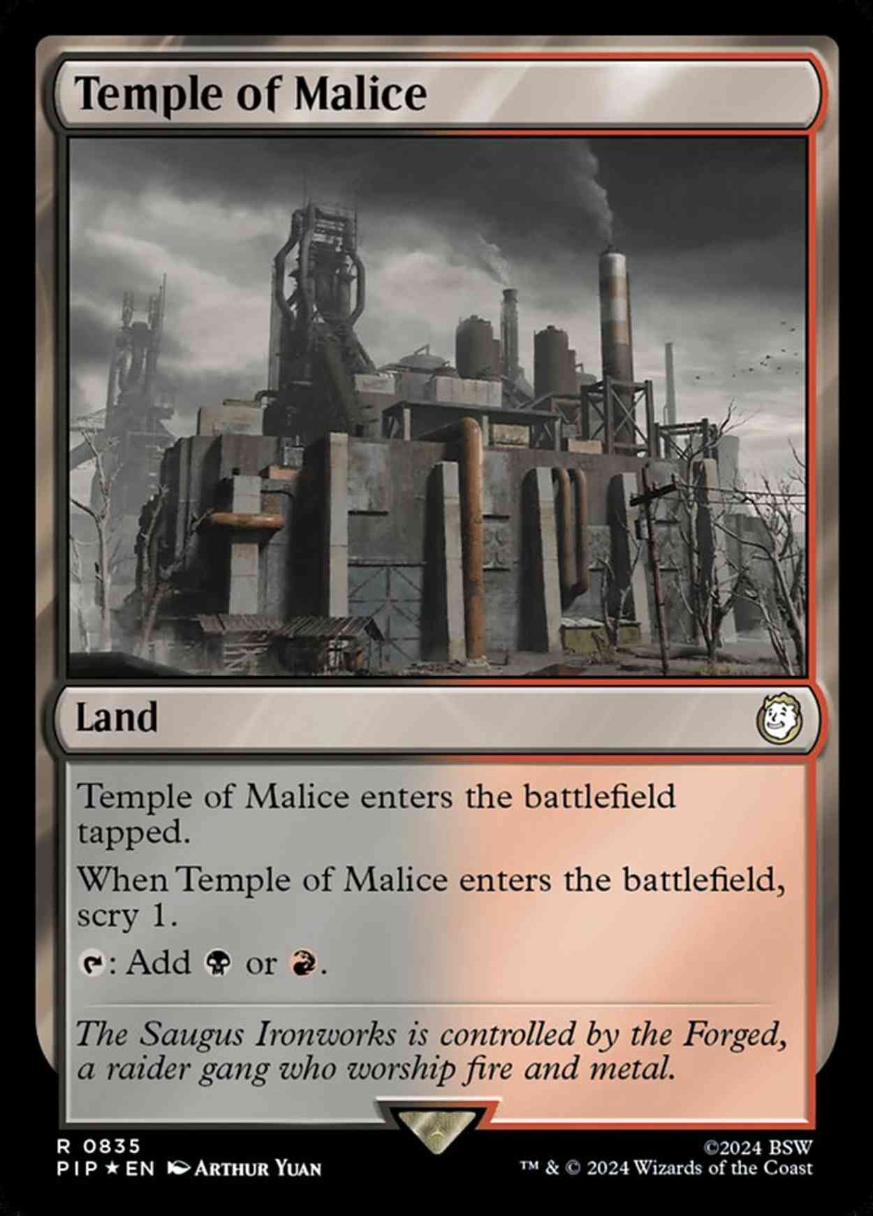 Temple of Malice (Surge Foil) magic card front