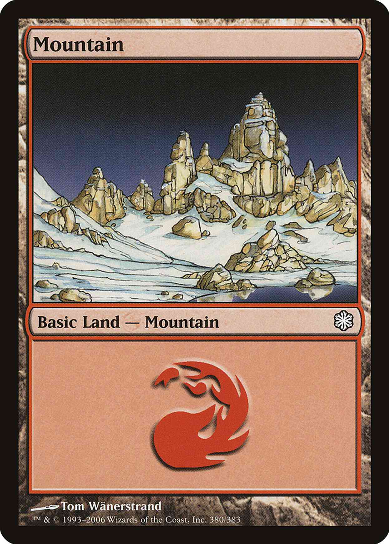 Mountain (380) magic card front