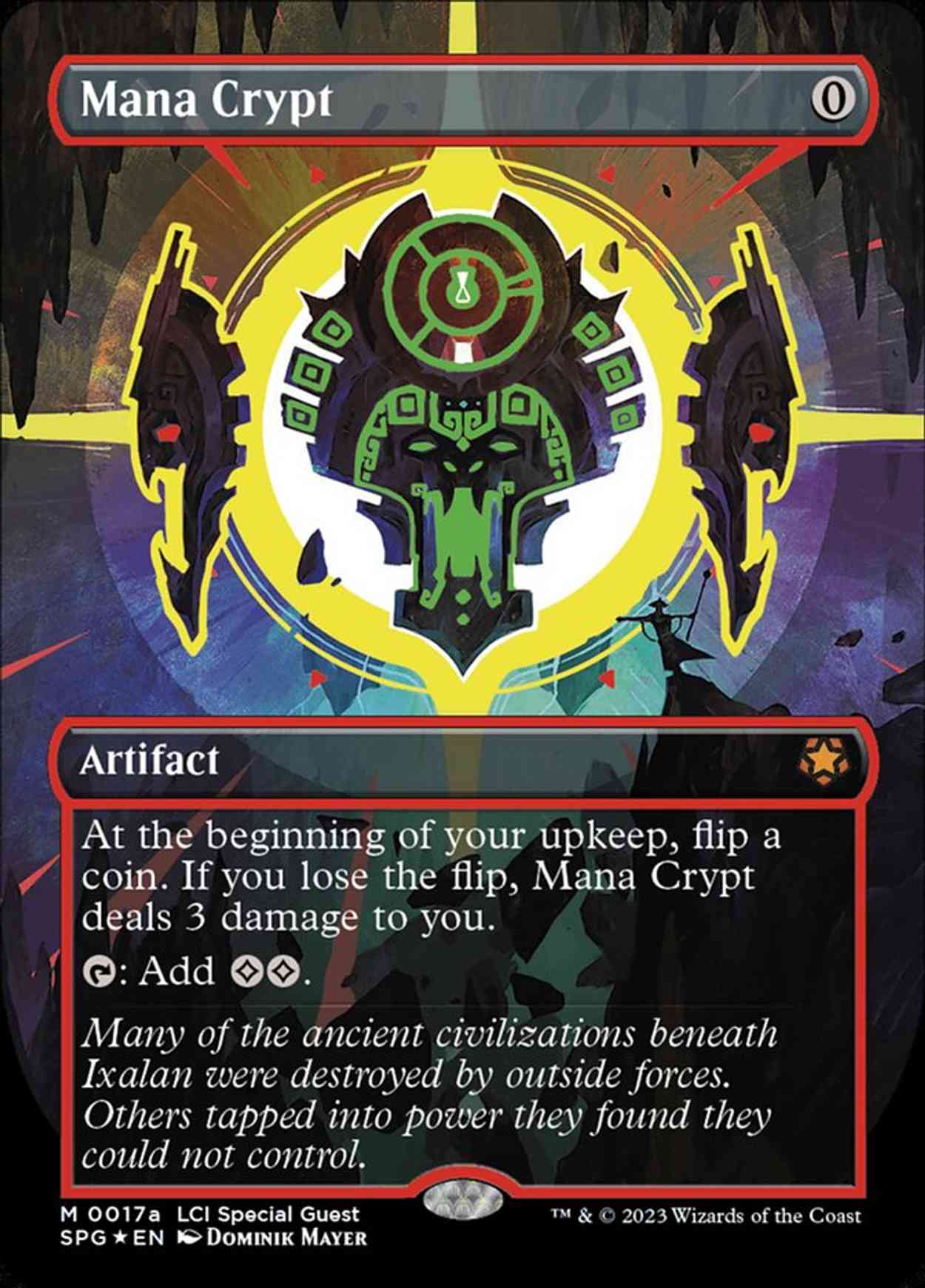 Mana Crypt (0017a) (Borderless) magic card front