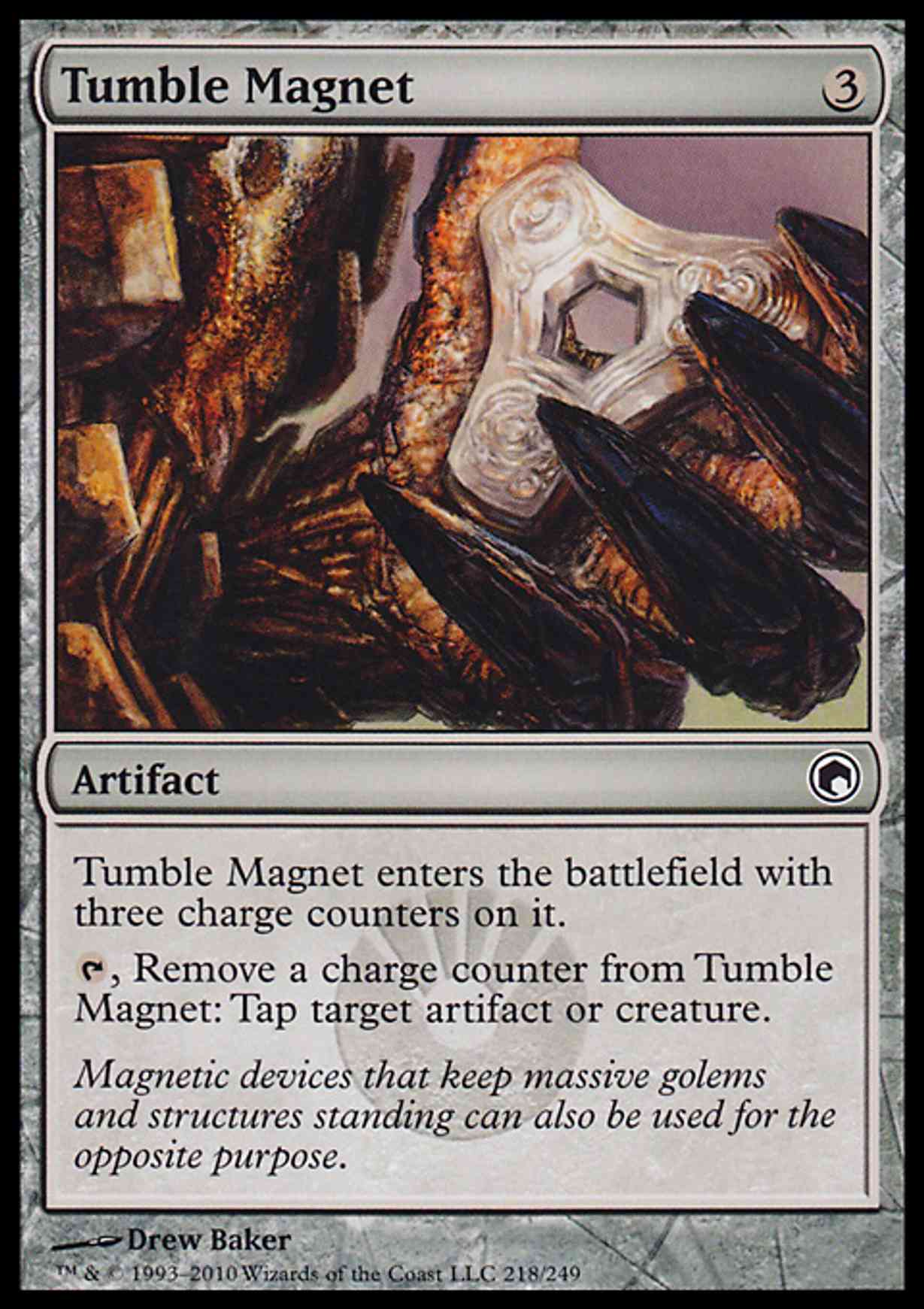 Tumble Magnet magic card front
