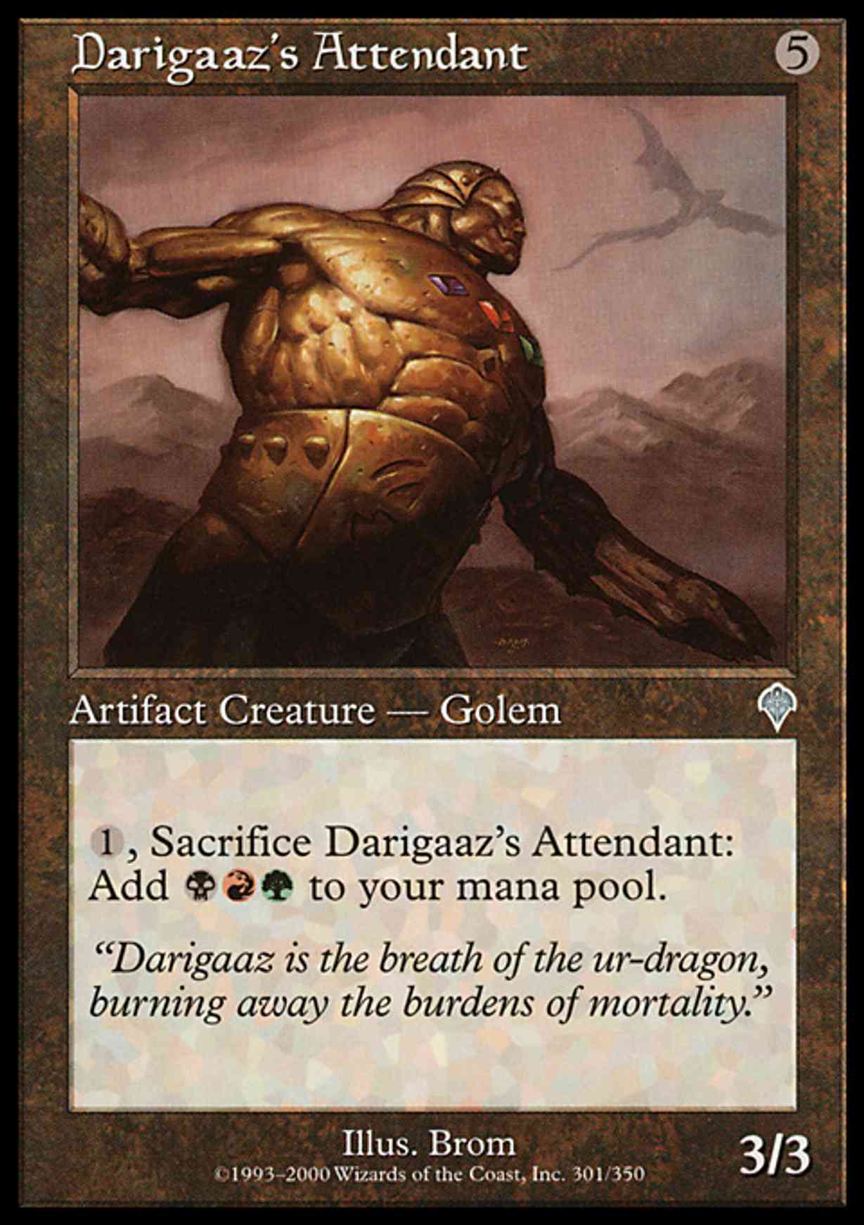 Darigaaz's Attendant magic card front