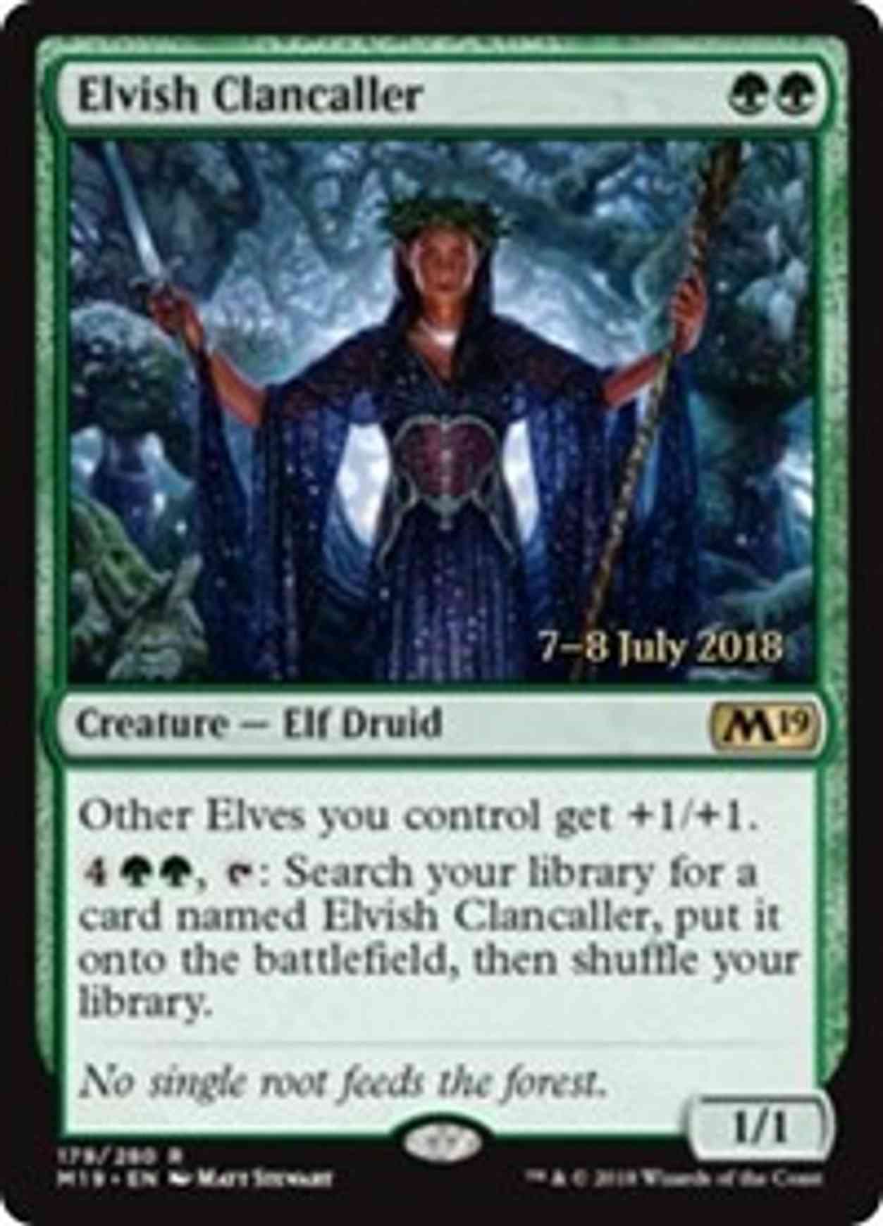 Elvish Clancaller magic card front